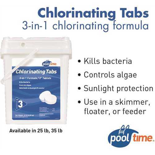 pool time chlorine tablets