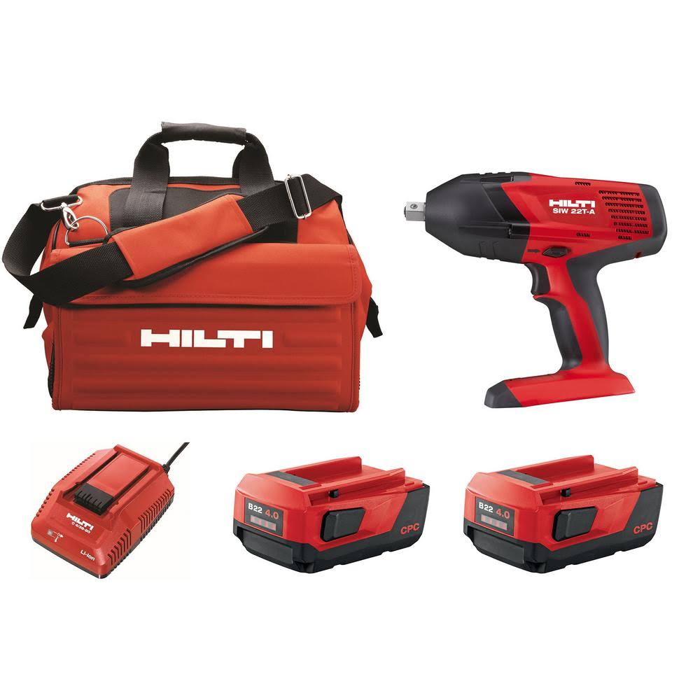 Hilti 3497769 Impact Wrench/Socket Pkg Siw 18T-A 1/2x22 Cordless