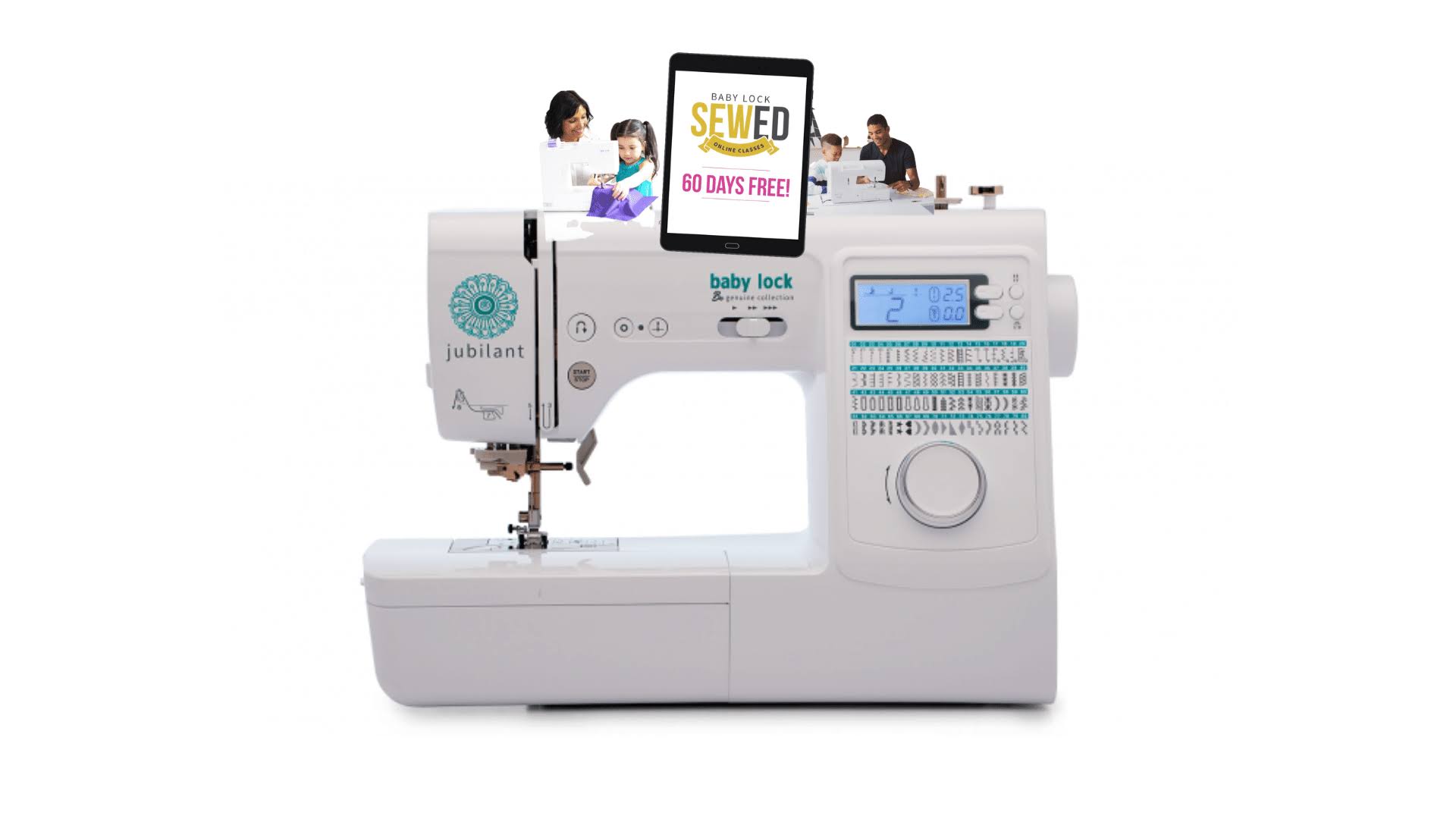 Baby Lock Jubilant Sewing Machine chargefr