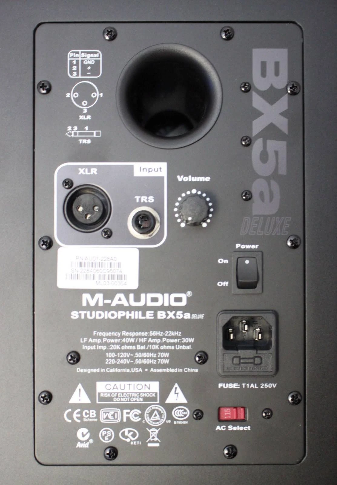 M-audio Studiophile Bx5a Deluxe Active Monitors - Chargefr