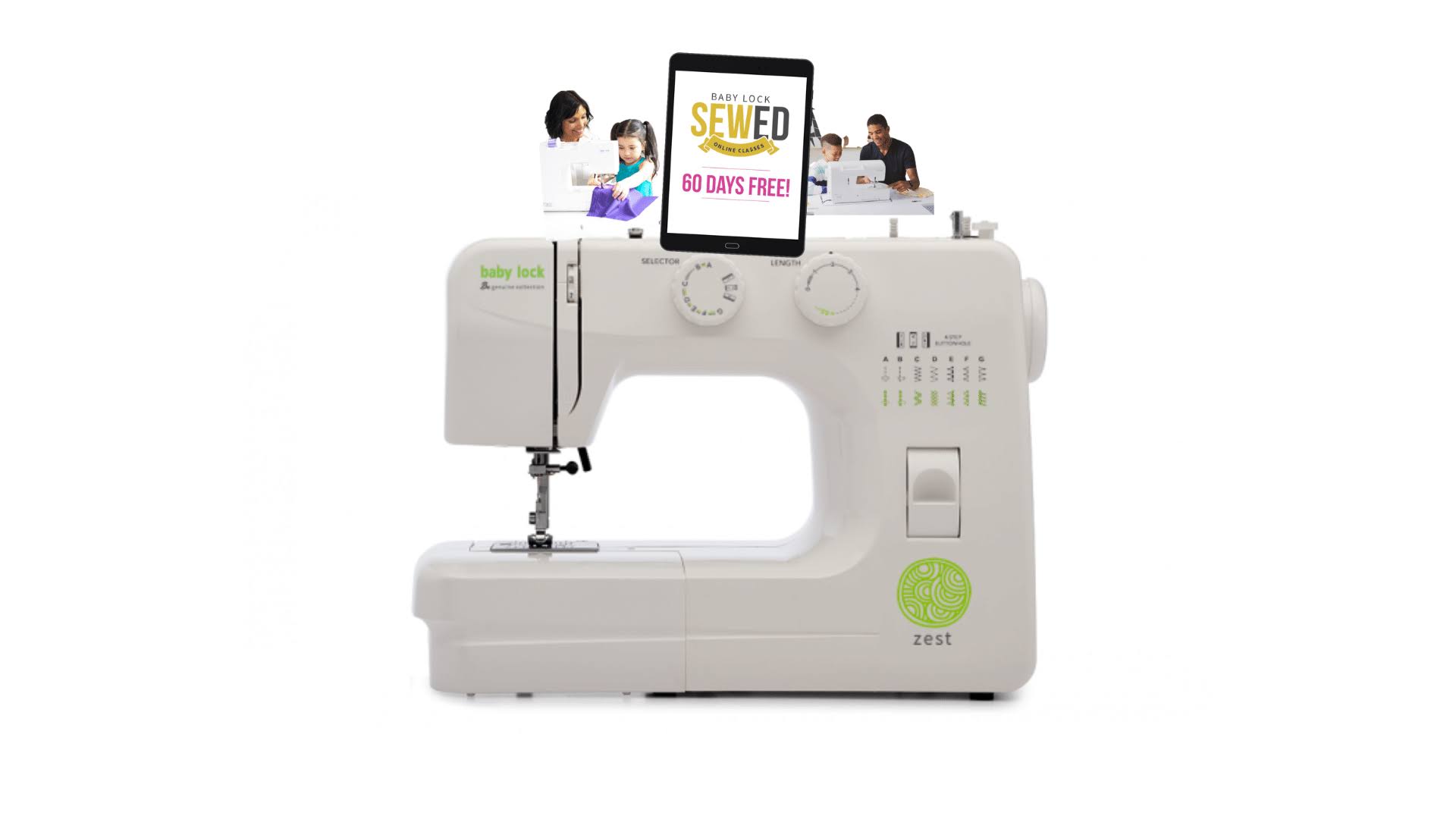 Baby Lock Zest Sewing Machine chargefr