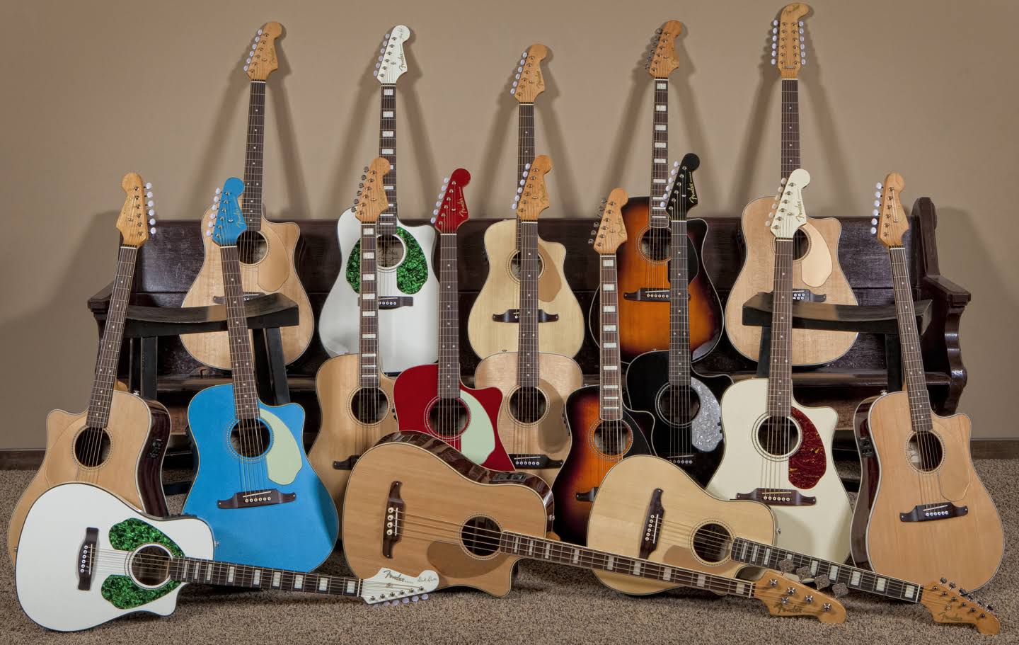 Fender Villager 12 String Acoustic Electric Guitar chargefr