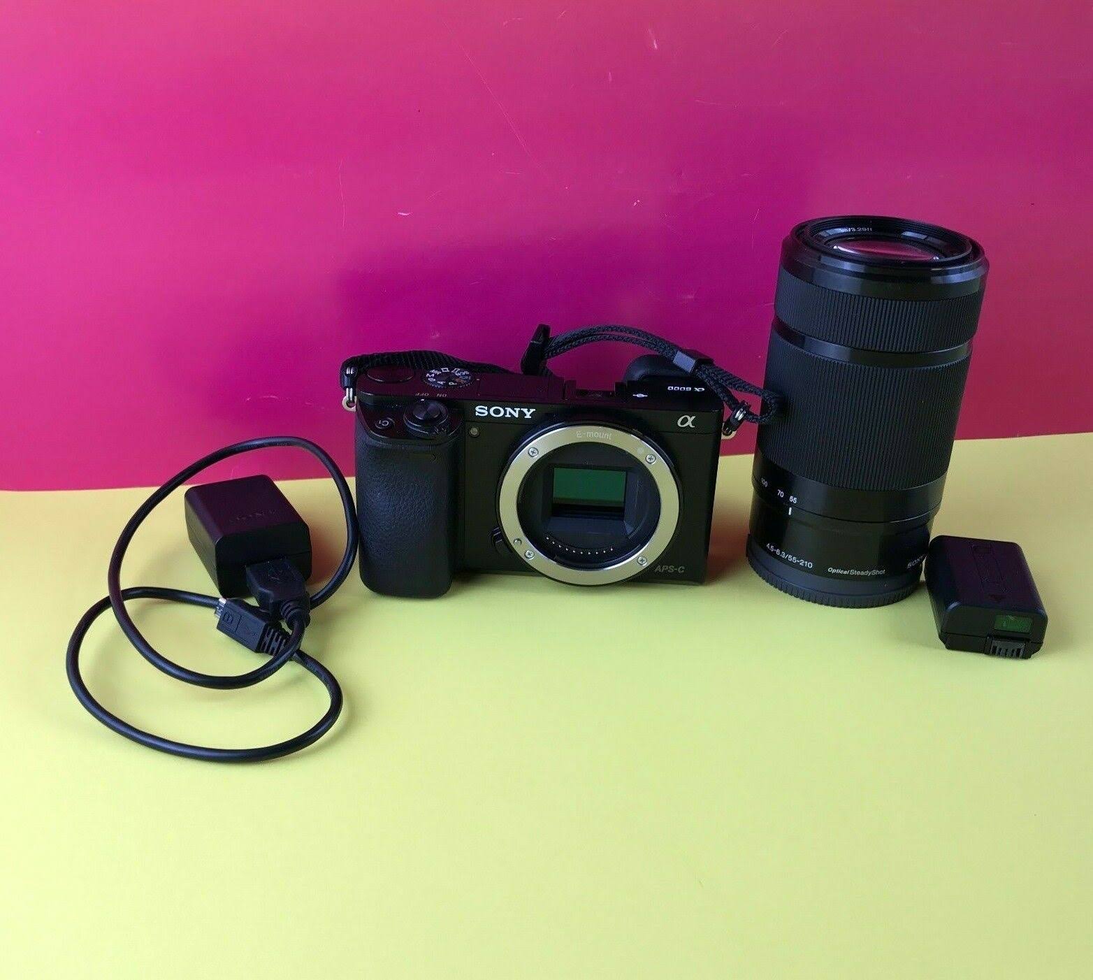 Sony a6000 ILCE6000 24.3 MP Mirrorless Digital Camera 1080p Black