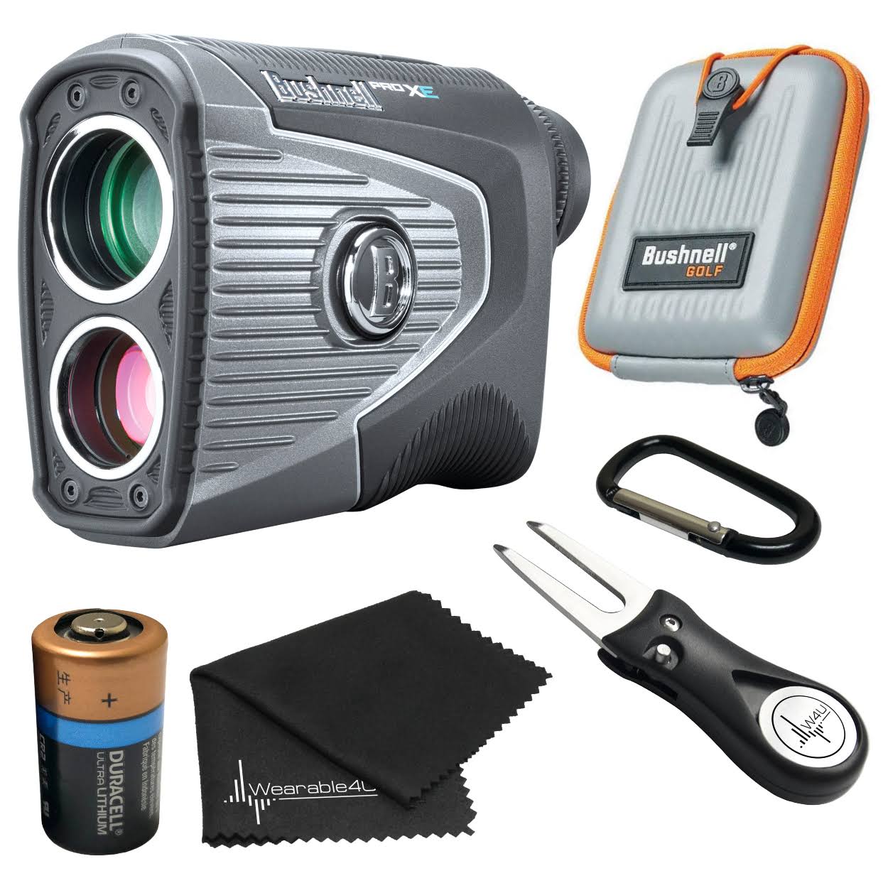 Bushnell Pro XE Advanced Laser Golf Rangefinder with Included Carrying