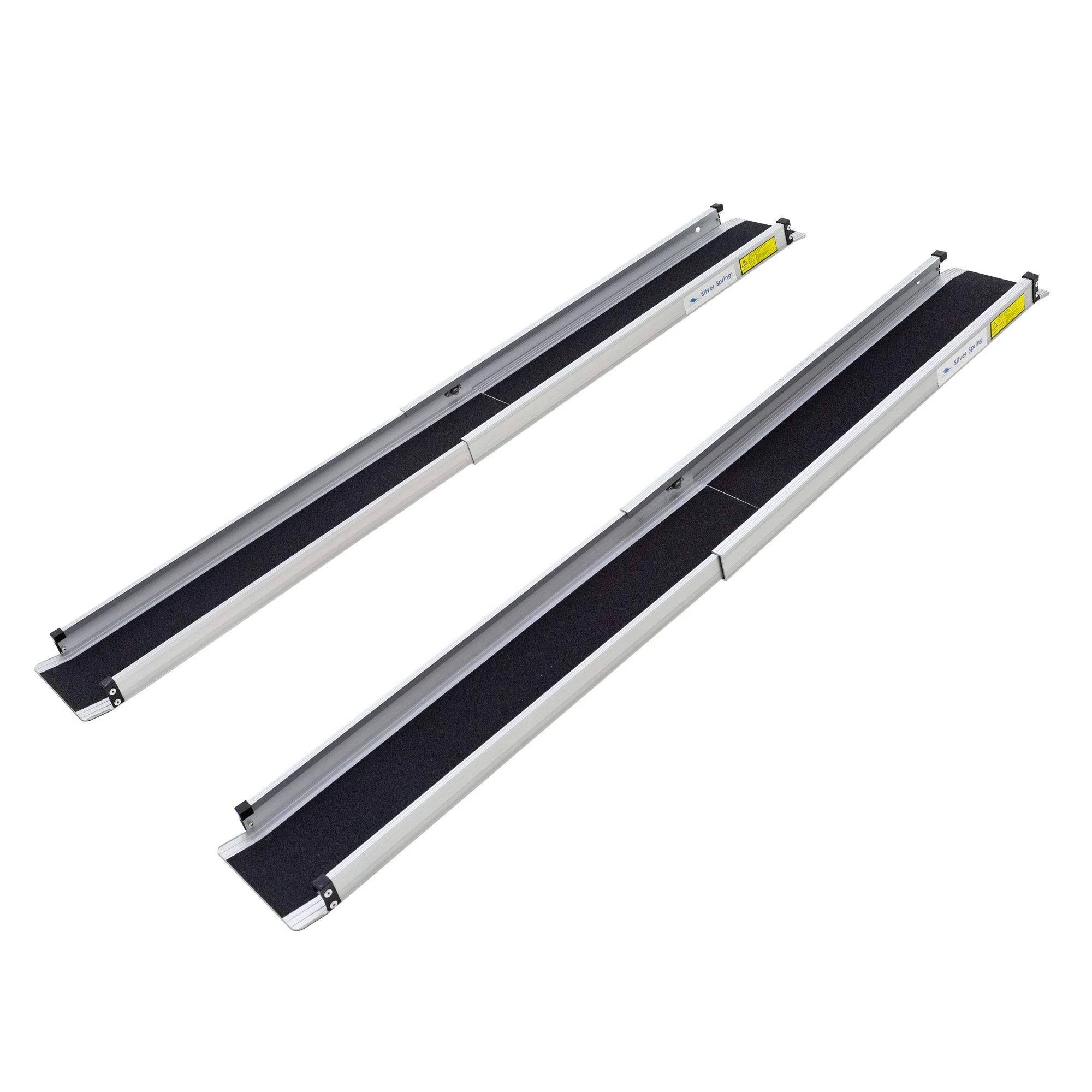 5' Adjustable Wheelchair Telescoping Track Ramps chargefr