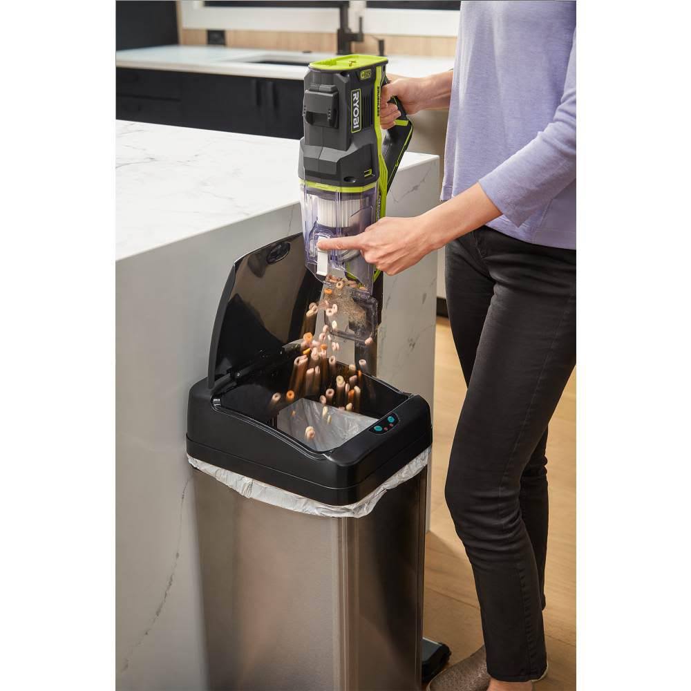 Ryobi 18Volt One+ Brushless Stick Vacuum Cleaner Kit w/ 4.0 Ah Lithium