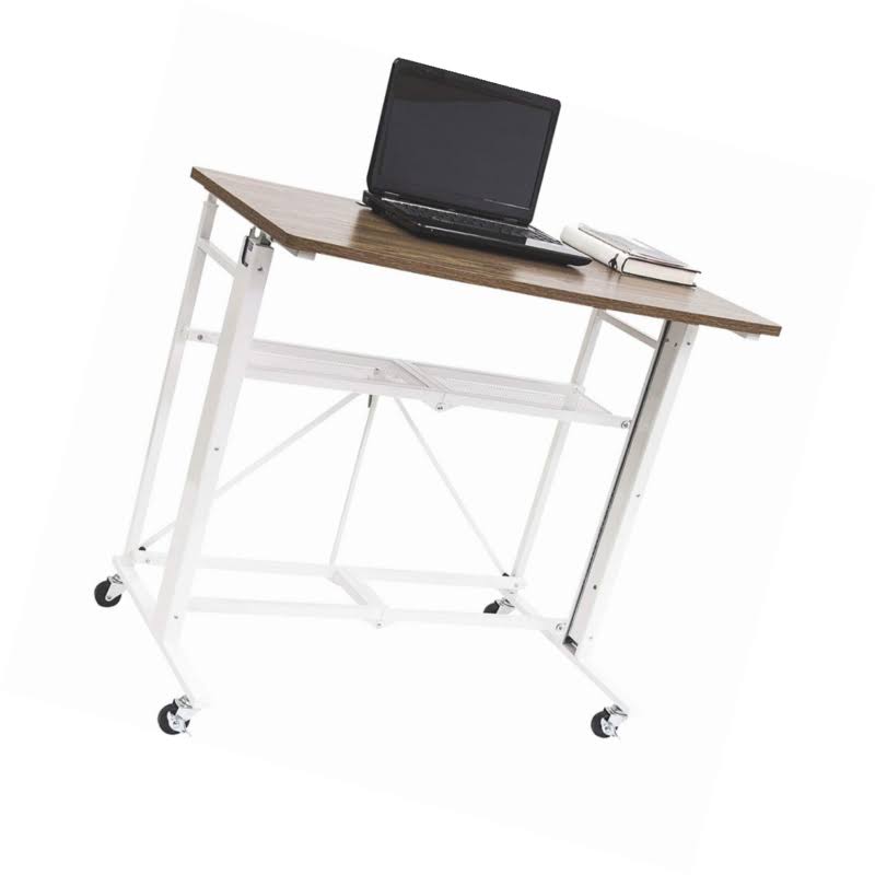 Origami Sit or Stand Height Adjustable Standing Work Home Office Desk
