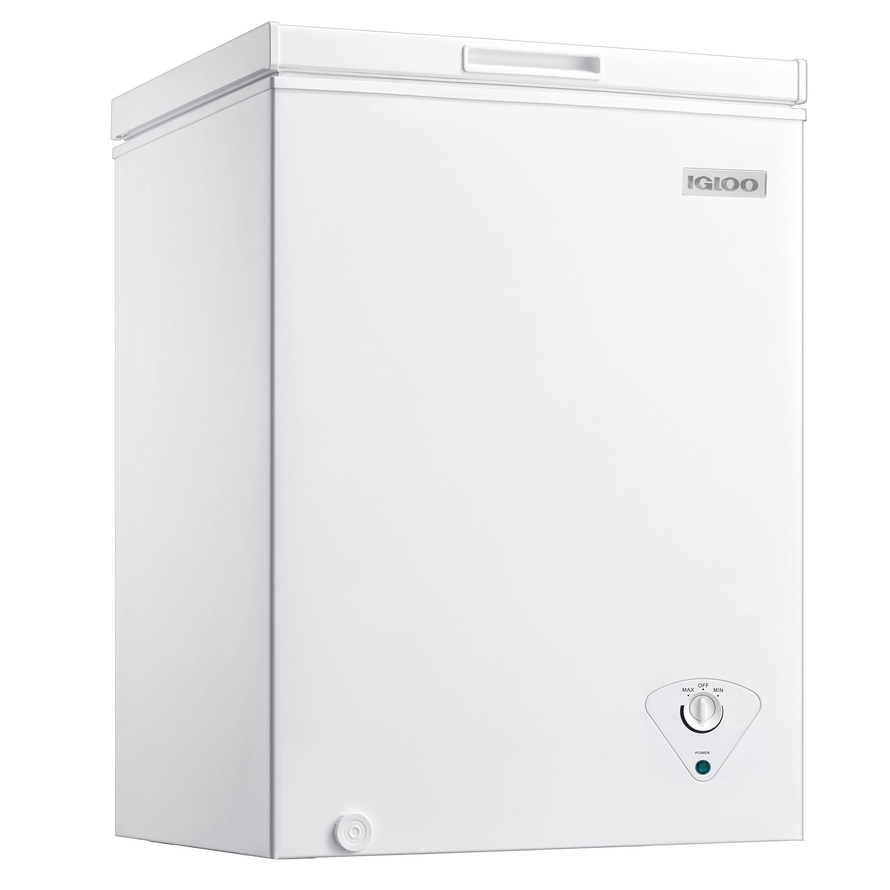 Igloo 5.0 Cu. ft. Chest Freezer White chargefr