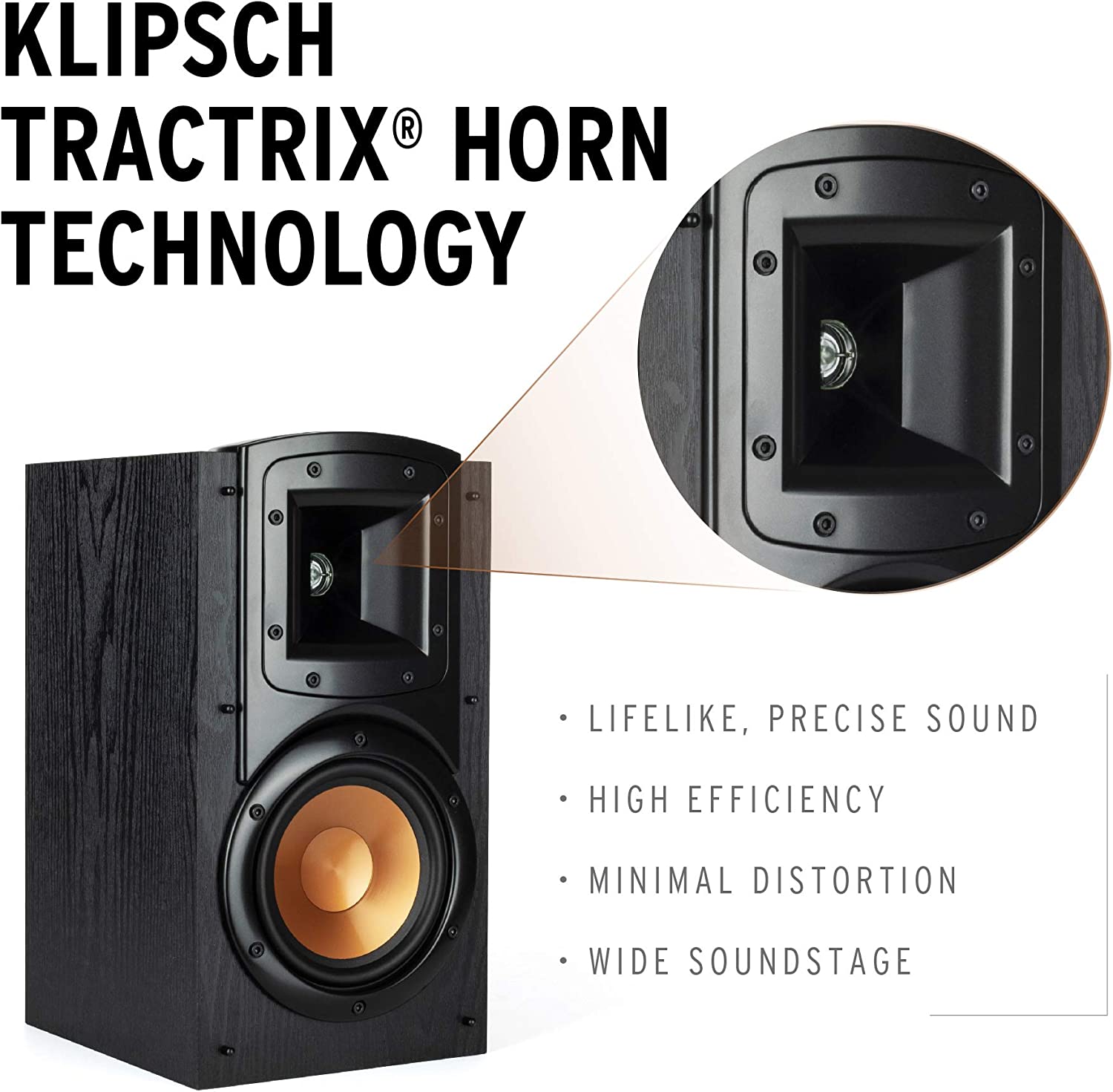 Klipsch Synergy Black Label B-200 Bookshelf Speaker Pair With ...