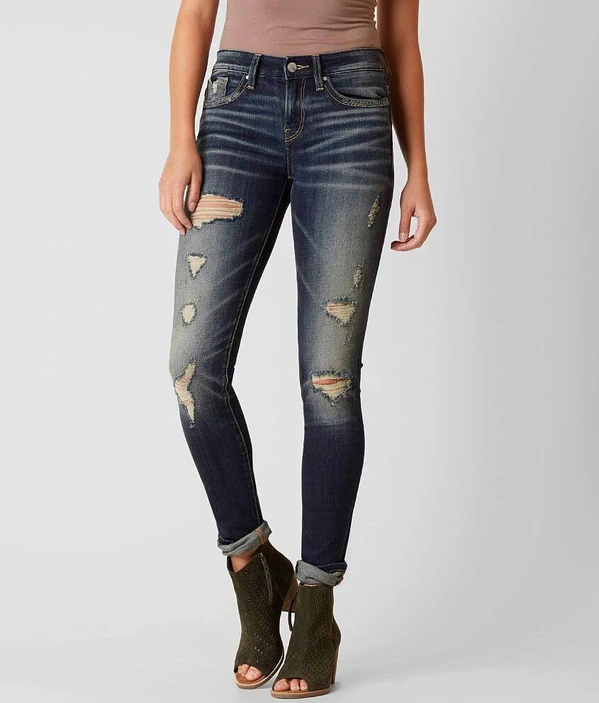 Bke Payton Skinny Stretch Jean - Blue 