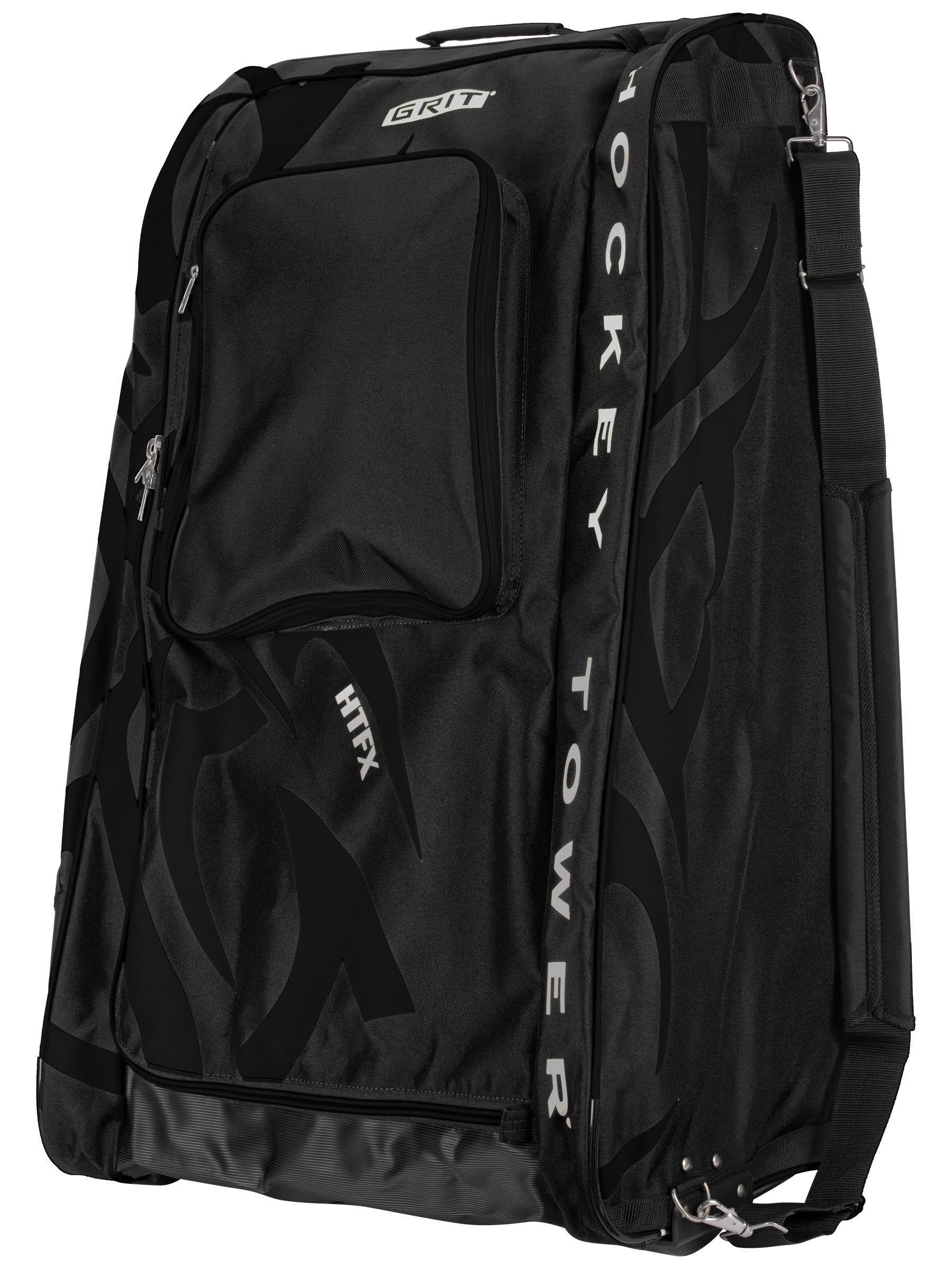 Grit Inc HTFX Hockey Tower 33" Wheeled Equipment Bag Black 