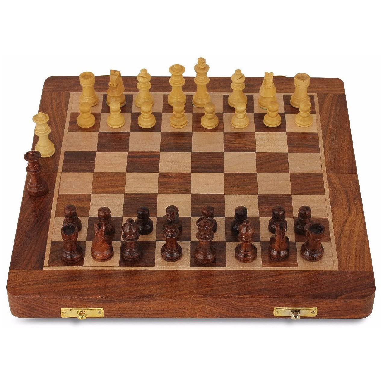 Magnetic Travel game Chess Set Folding Chessboard Professional Tournament Chess 