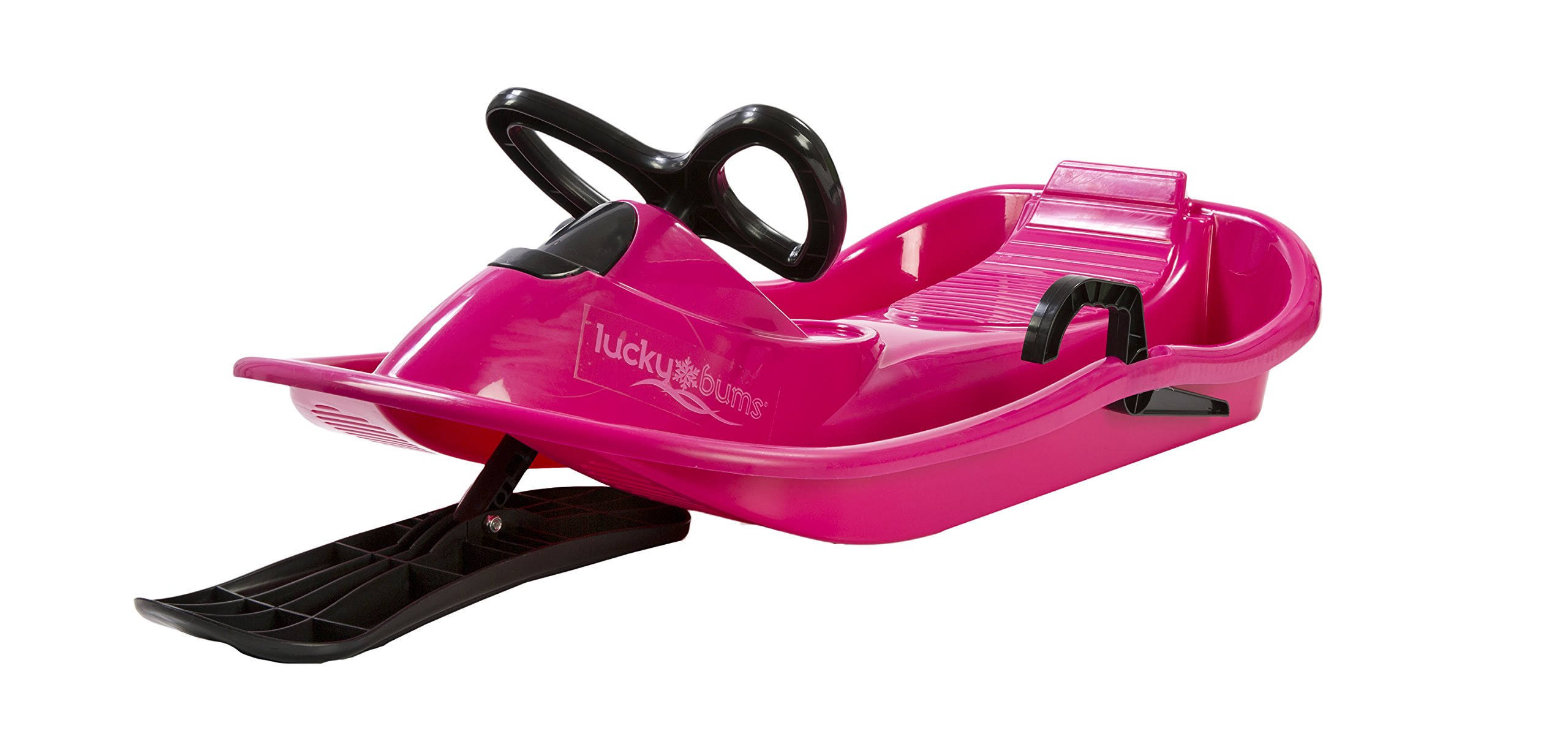 40-Inch Lucky Bums Plastic Racer Sled Blue/Yellow 