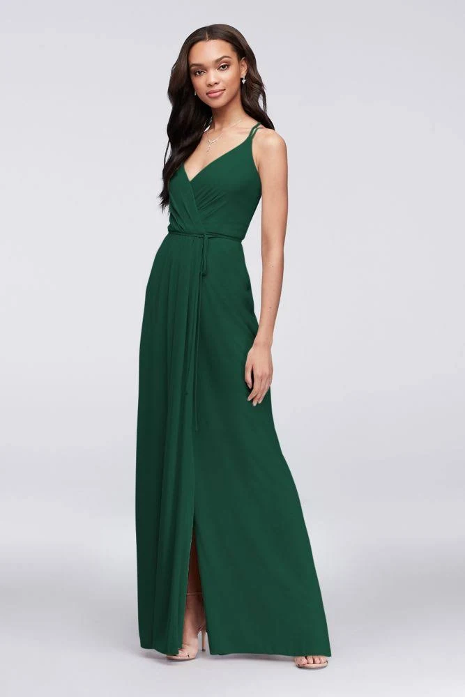 David's Bridal Double-Strap Long 