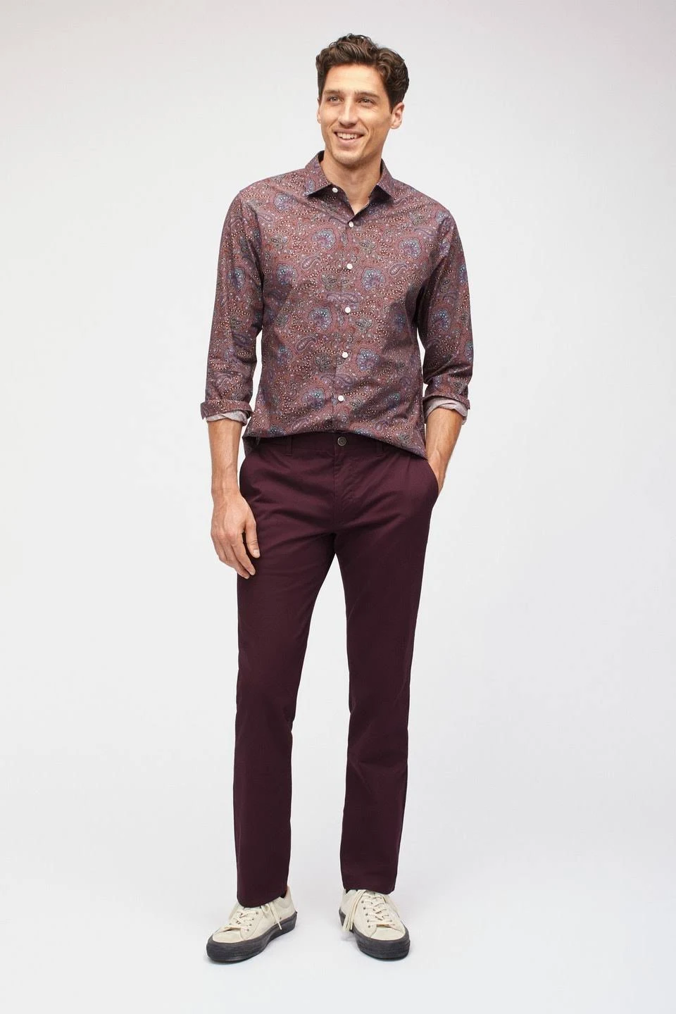 Bonobos Stretch Washed Chinos - Purple 