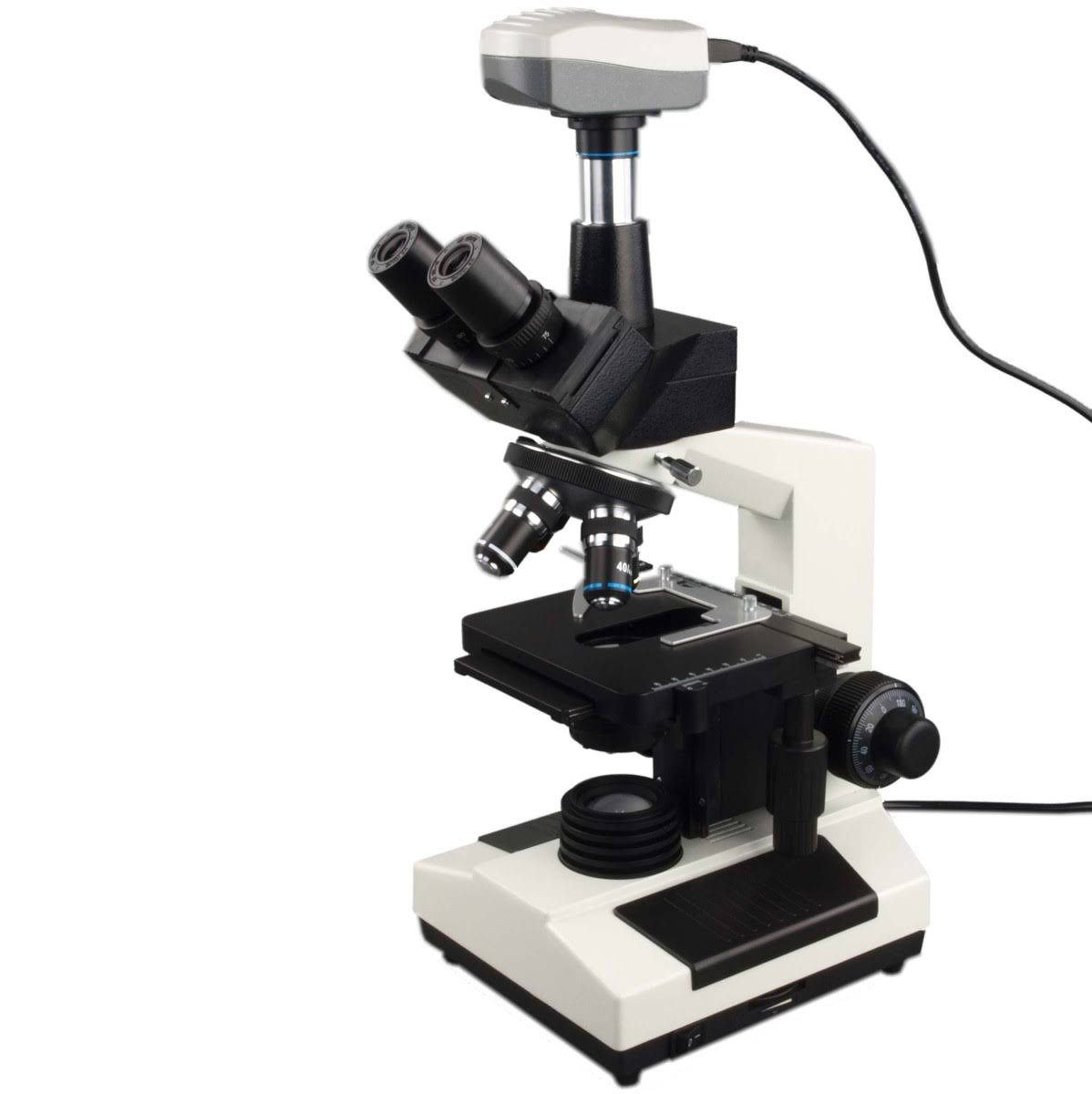 Omax 40x 2000x Digital Lab Trinocular Biological Compound Microscope