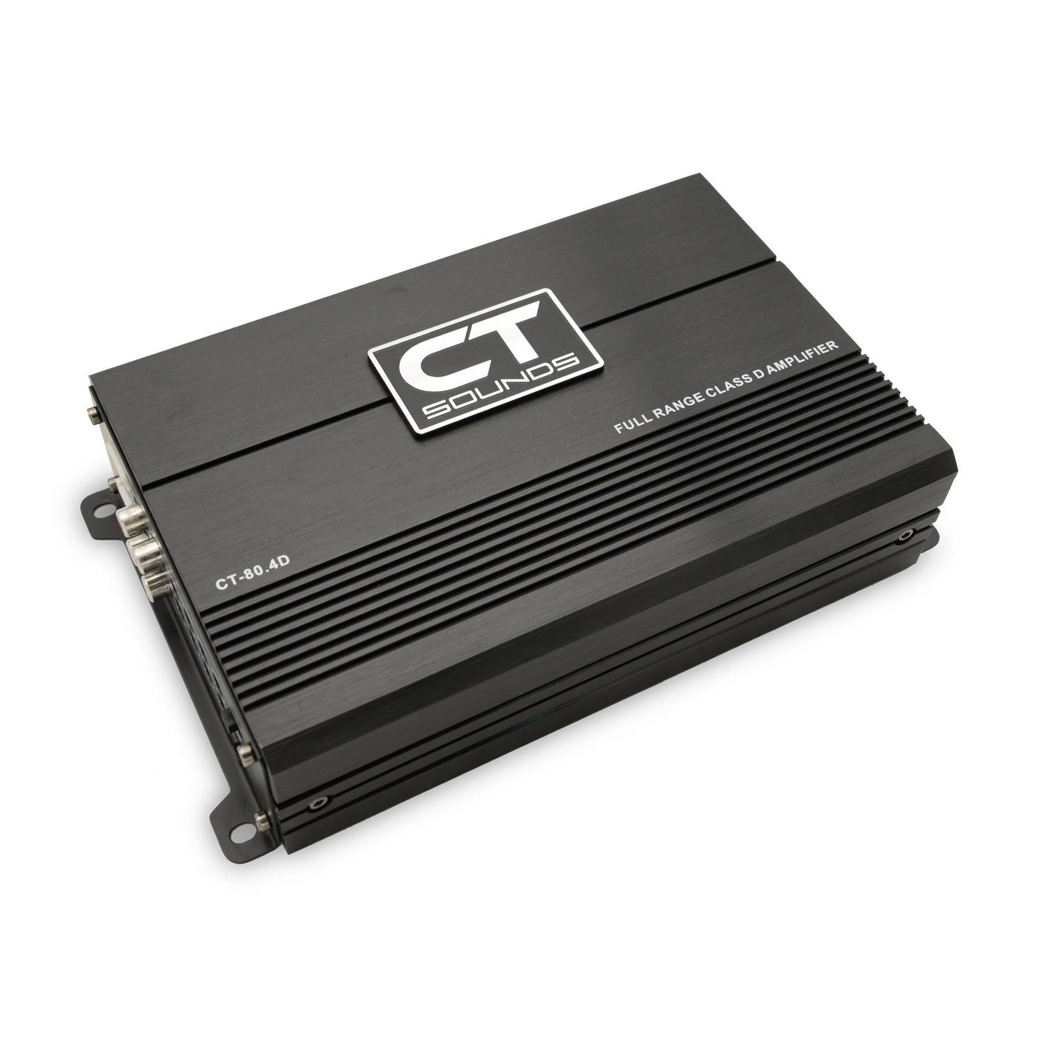 ct Sounds CT80.4D FullRange Class D 4 Channel Car Audio Amplifier