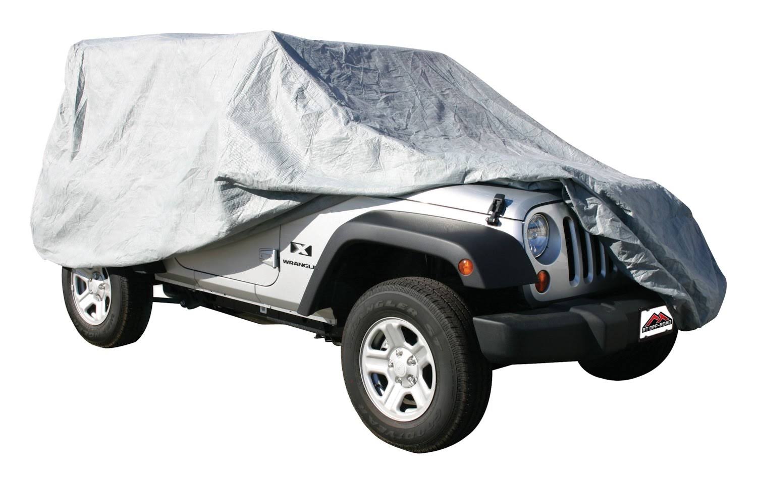 Crown FC10109 Gray Full Car Cover My Leather Swear