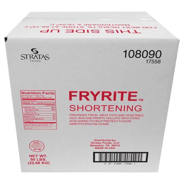 Animal Vegetable Fryrite Shortening My Leather Swear
