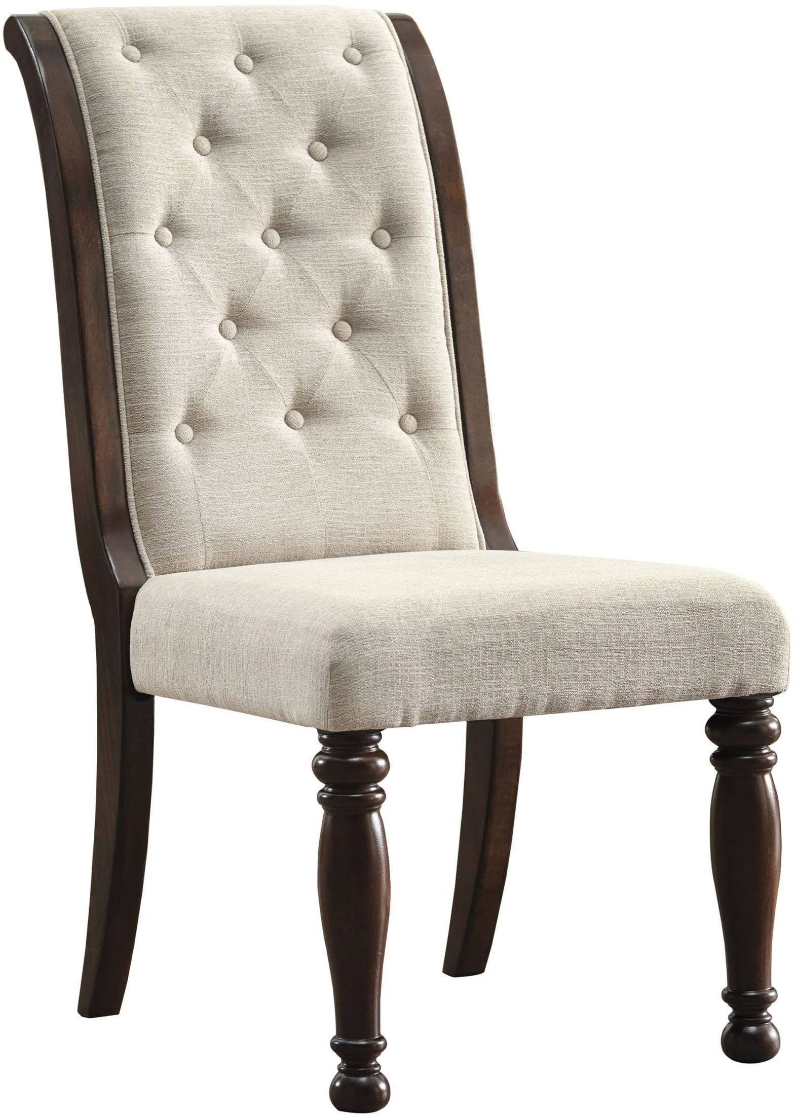 Porter Rustic Brown Dining Upholstered Side Chair (Set of 2) My