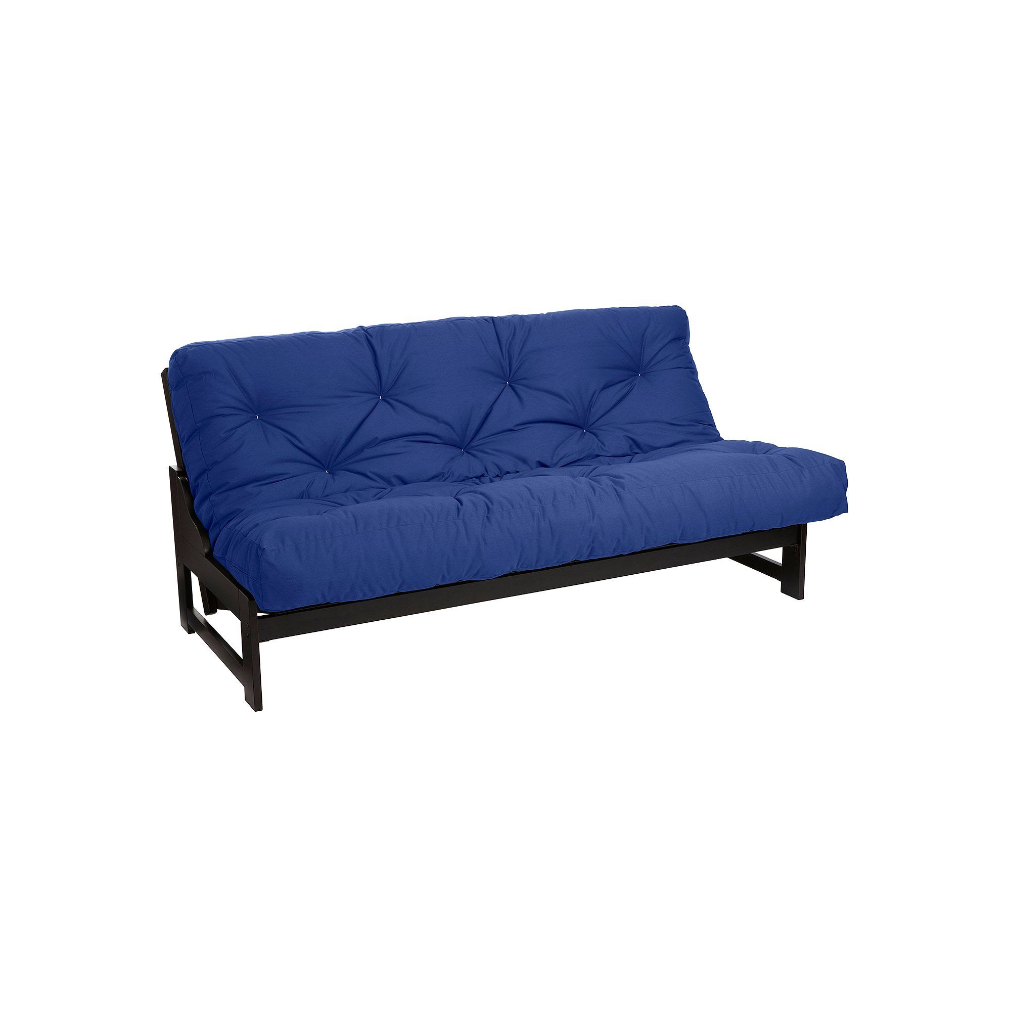 Mozaic 8in. Dual Memory Foam Futon Mattress Full Blue My Leather