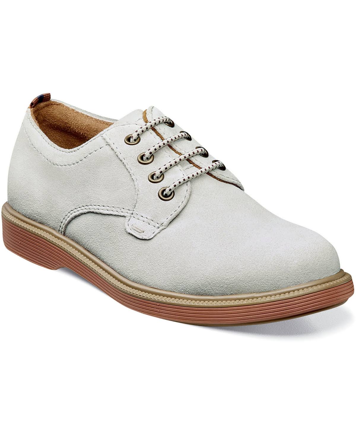 Florsheim Shoes Supacush Jr. Plain Toe Oxford White Size 7 My Leather