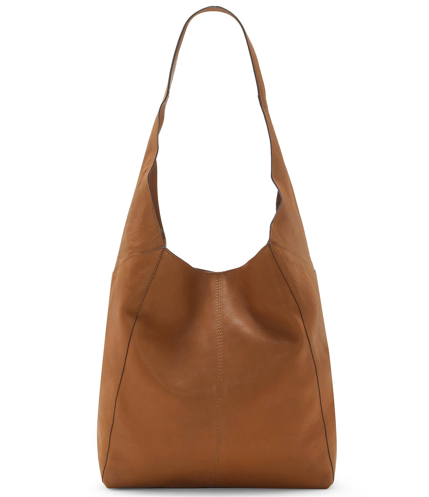 Lucky Brand Patti Leather Slouchy Hobo Bag - Brandy - My Leather Swear