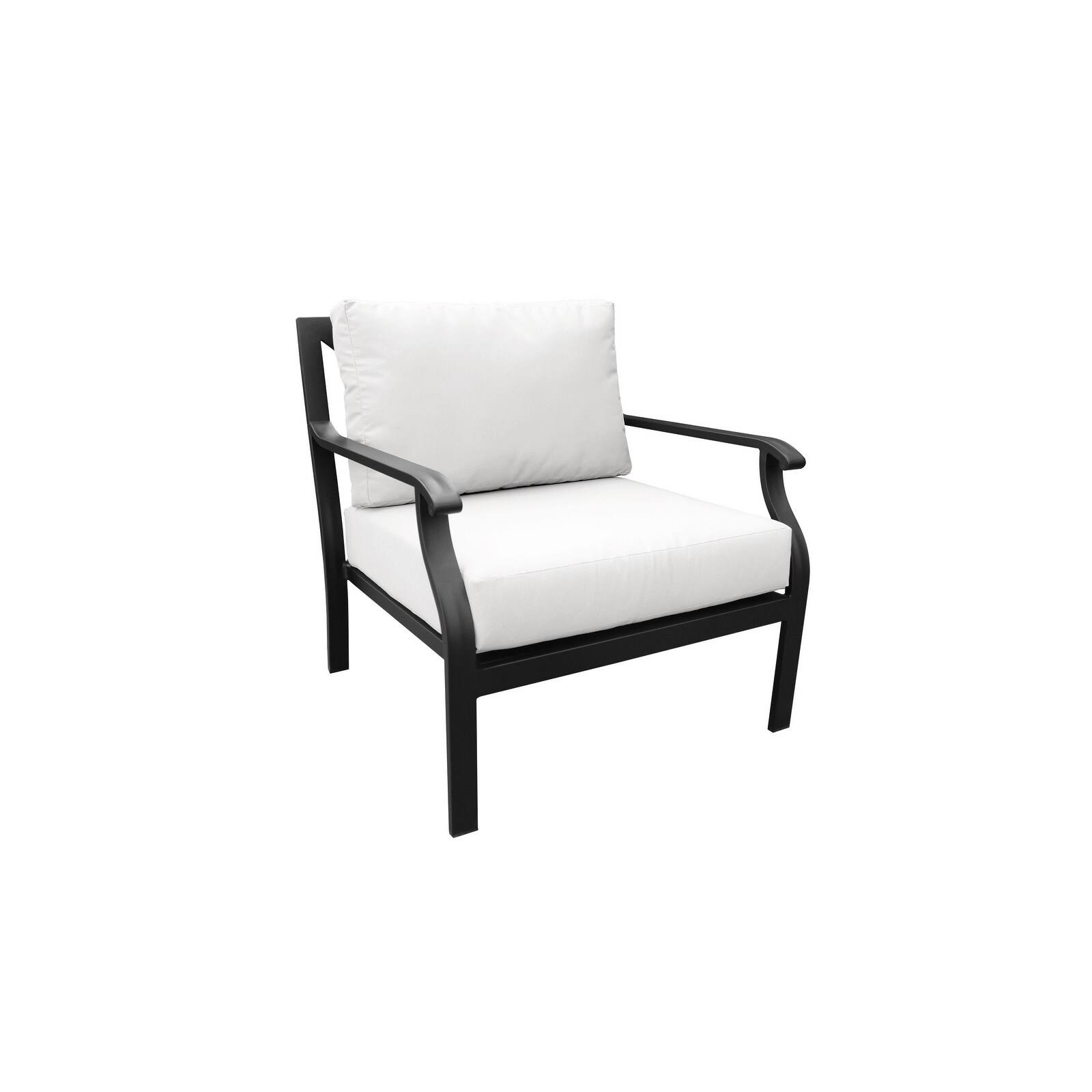 Kathy Ireland Madison Ave. Club Chair Alabaster My Leather Swear