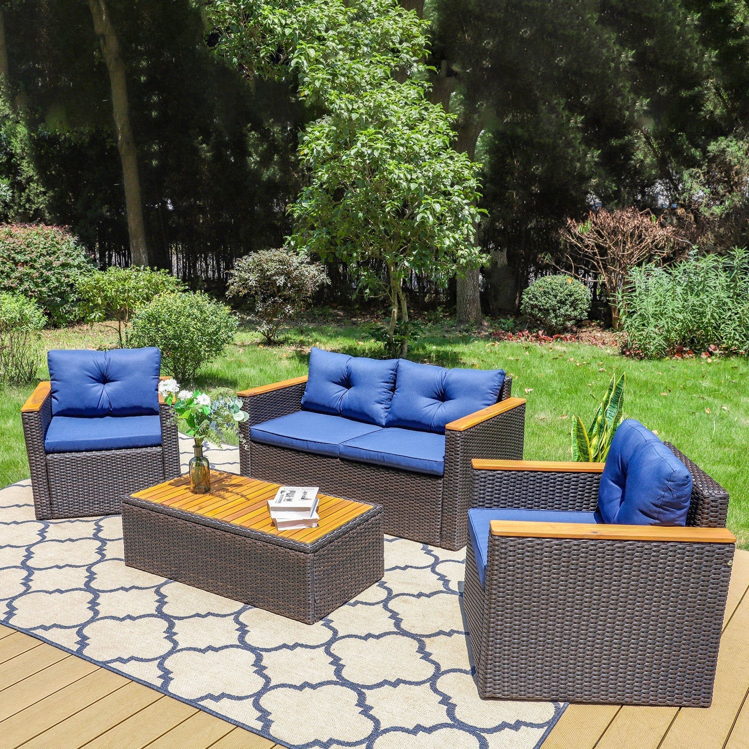 sectional conversation set