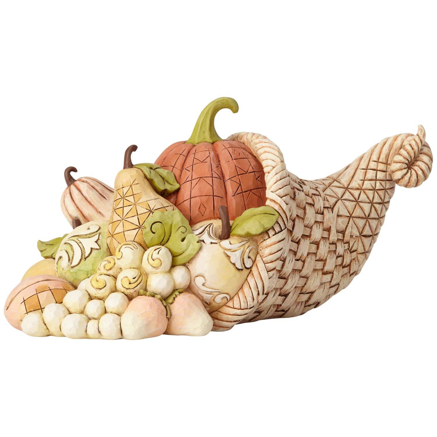 jim shore harvest cornucopia