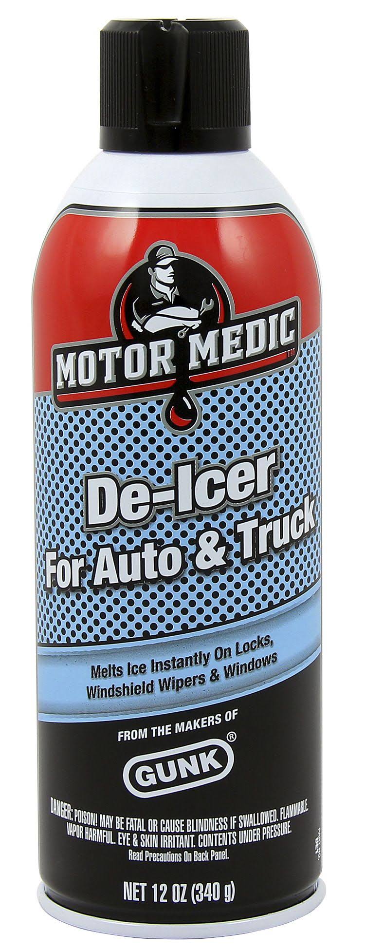 Gunk DE1 Auto & Truck Windshield DeIcer Aerosol 12 oz bottle My