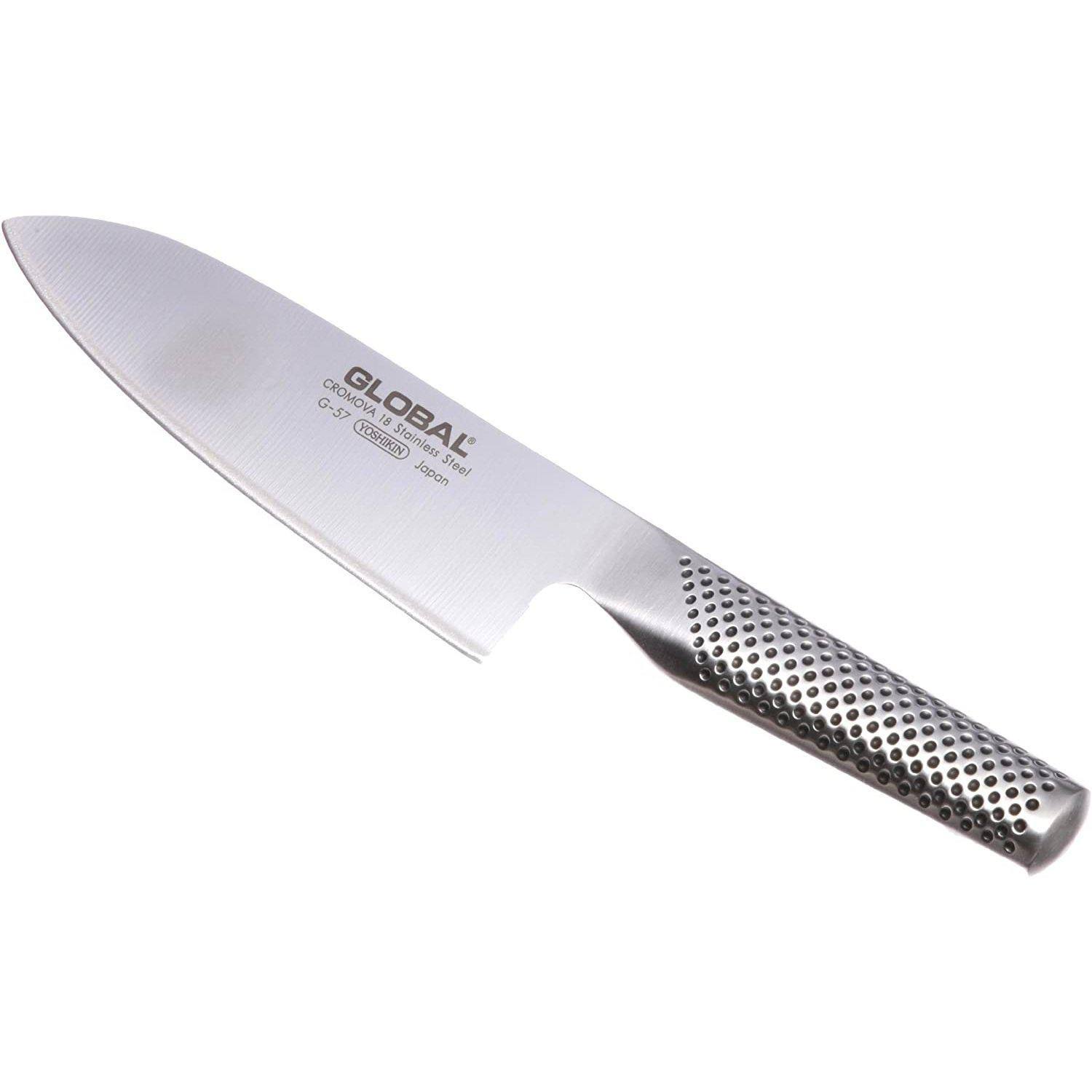 Global G57 Santoku Knife 16cm My Leather Swear