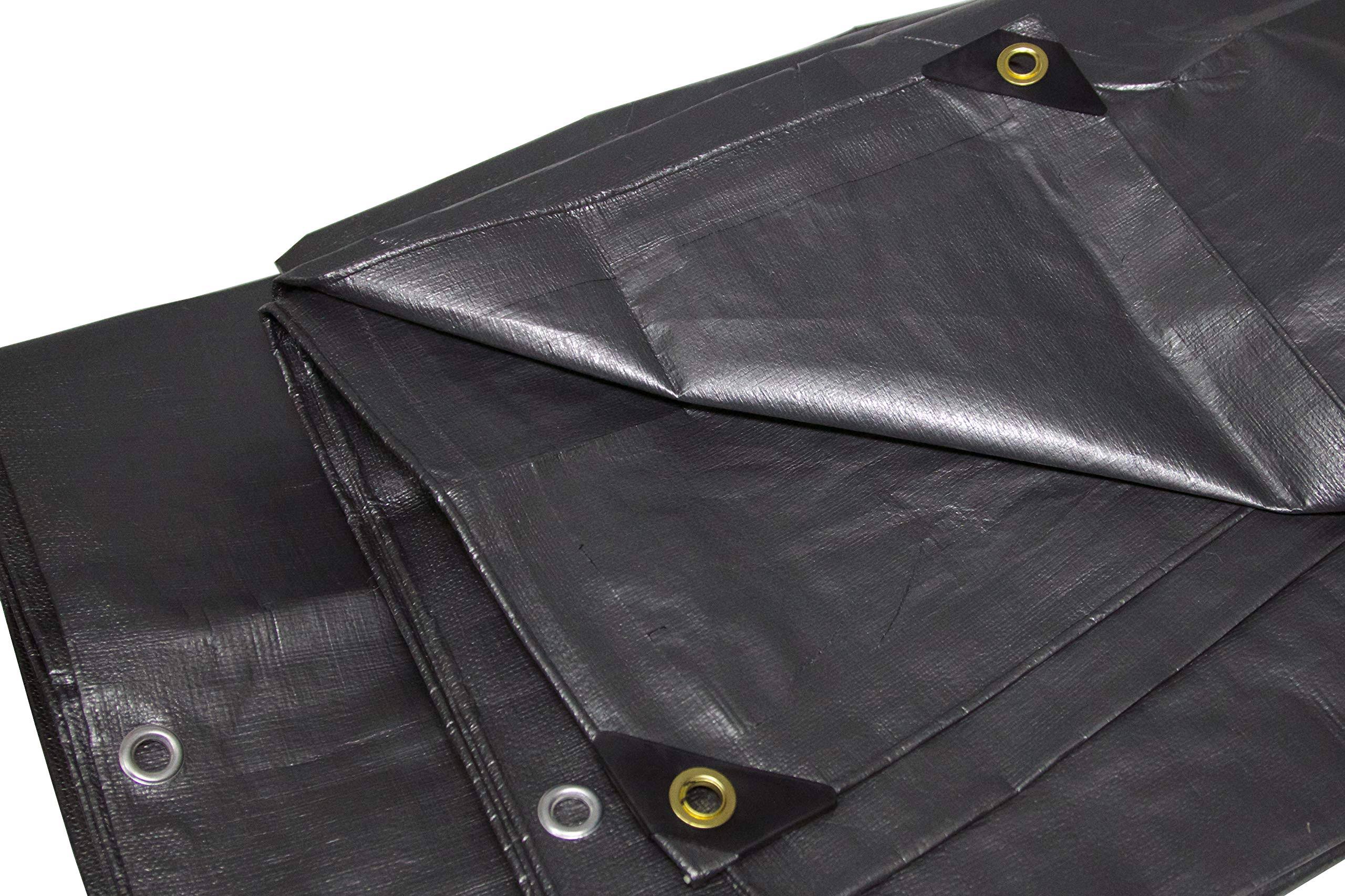 Harpster Tarps S50x100 50 Ft. x 100 Ft. Heavy Duty 6 Oz. Silver Tarp