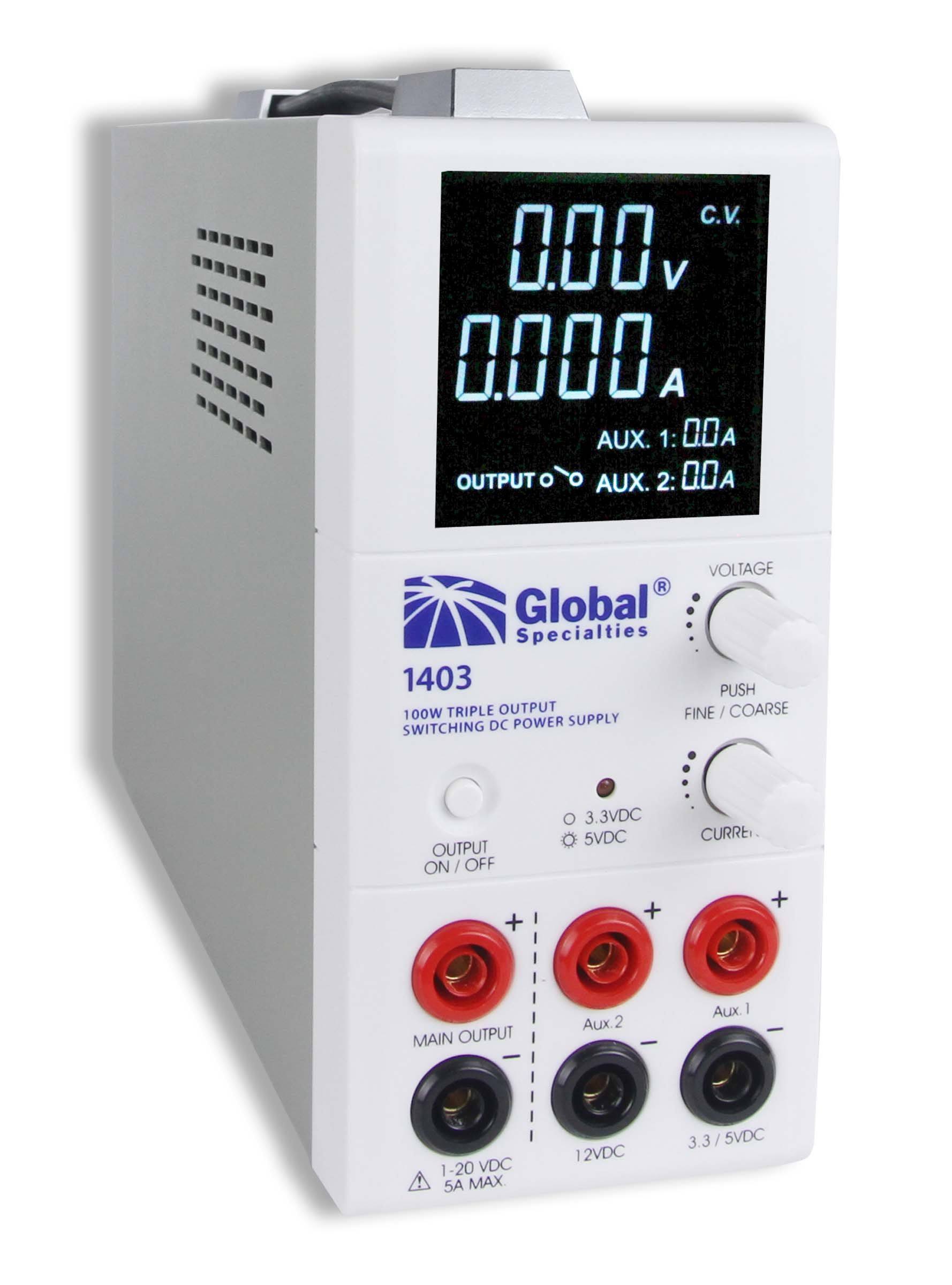 Global Specialties 1403 Triple Output Switching DC Power Supply - My