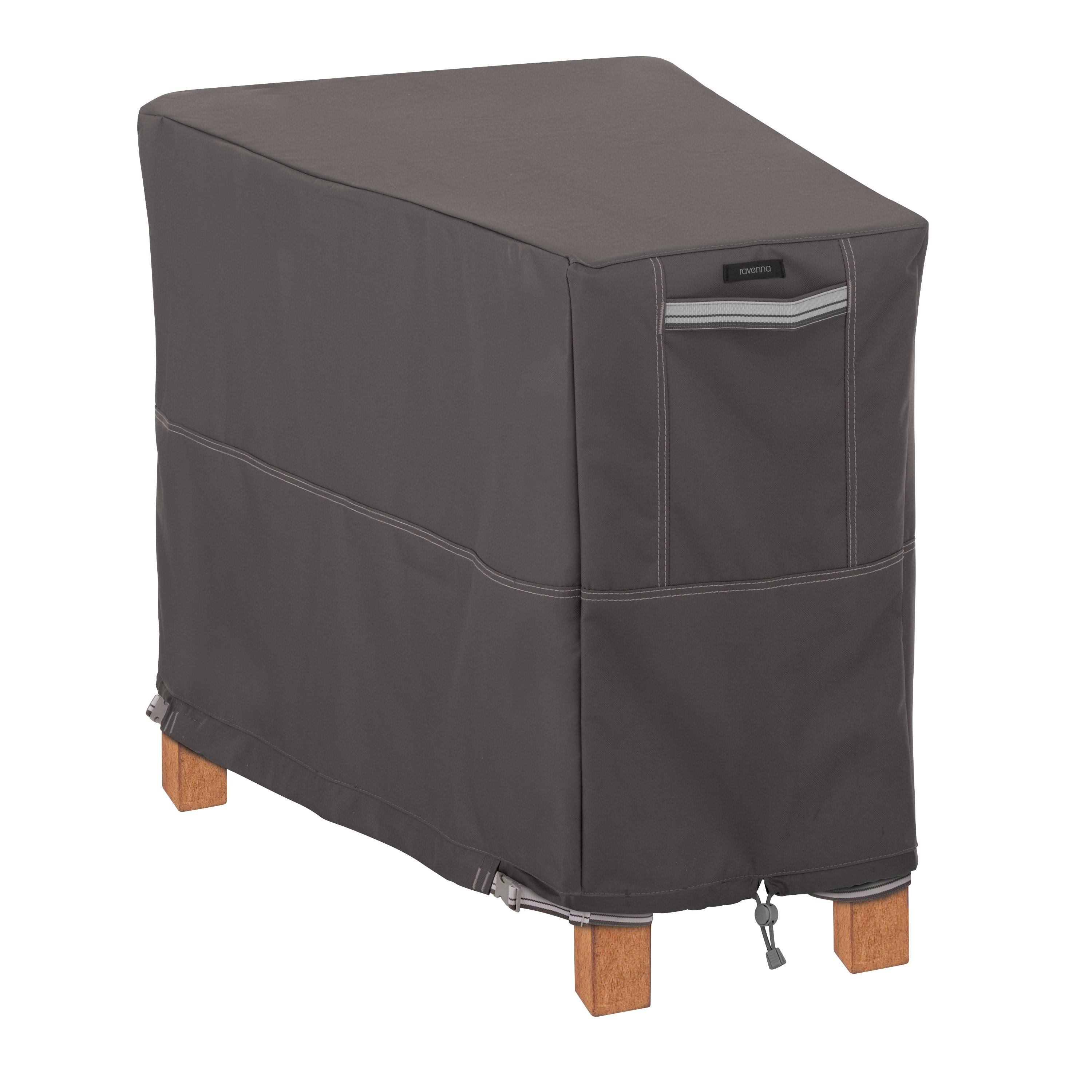 Classic Accessories Ravenna Wedge Accent Patio Table Cover My Leather