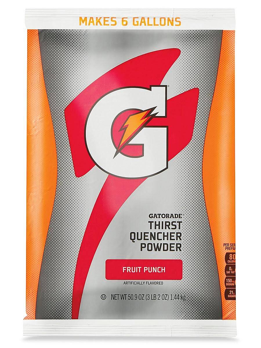 Gatorade Powder 6Gallon Pouches 14 per Case Fruit Punch My