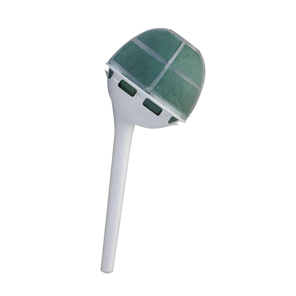 Large Wedding Belle Bouquet Holder, White, Slant Case My Leather Swear