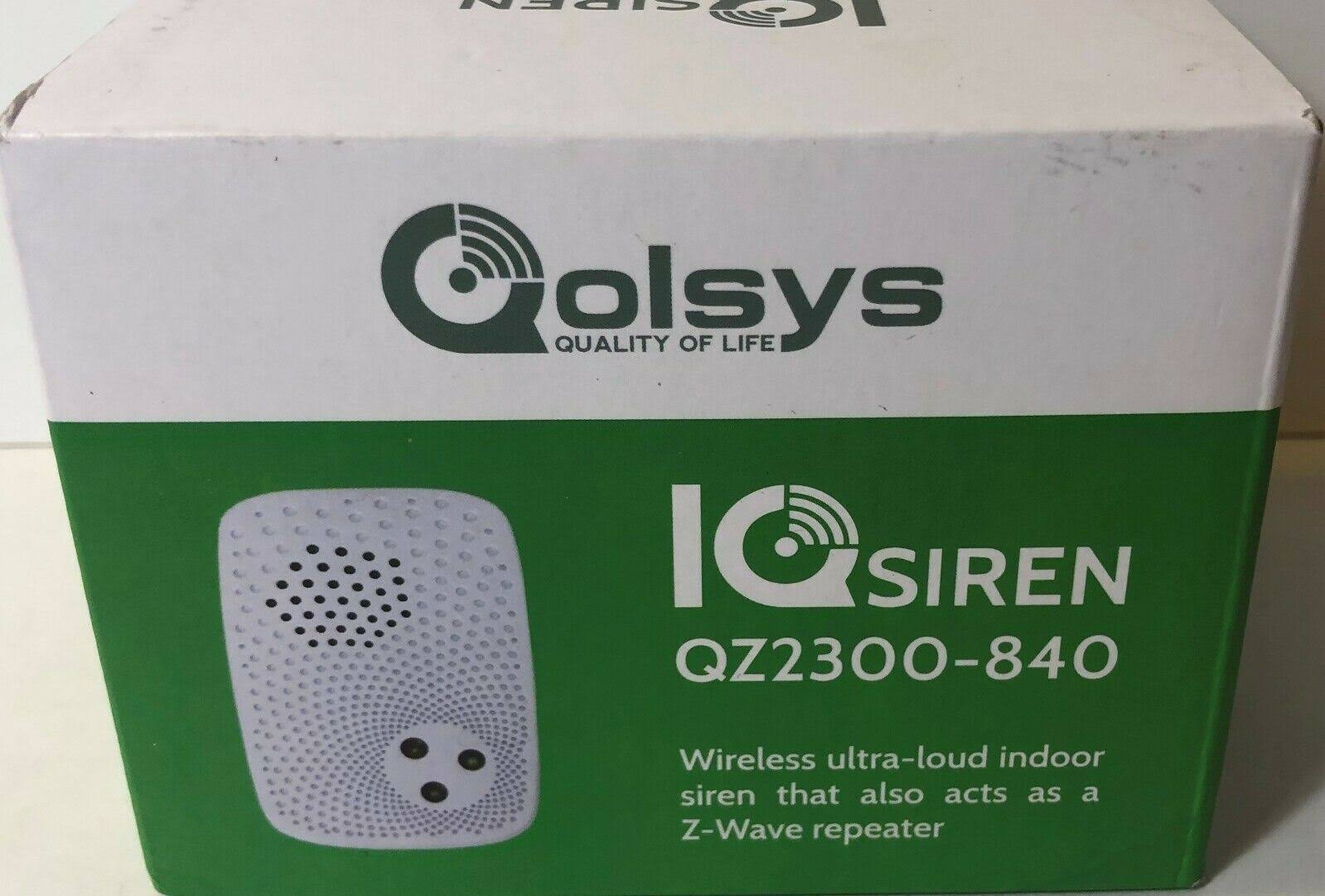 Qolsys IQ Siren QZ2300840 Zwave Siren and Repeater EVEPANDA