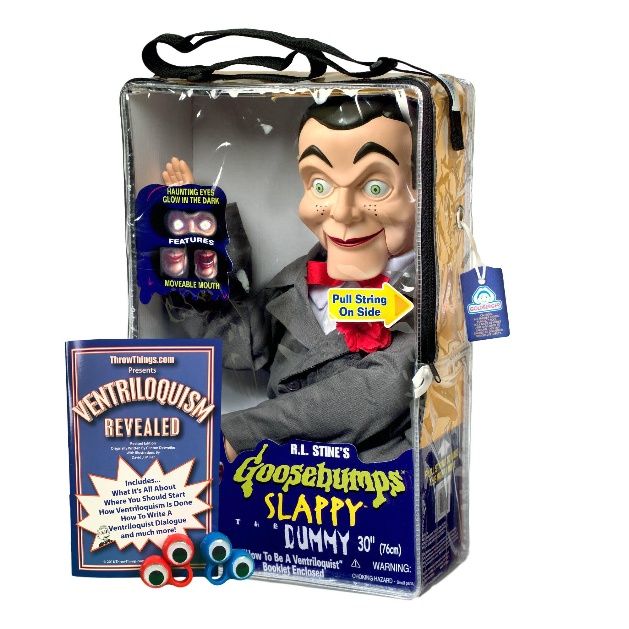 Slappy from Goosebumps Basic Ventriloquist Dummy Doll Bonus Bundle wgl05