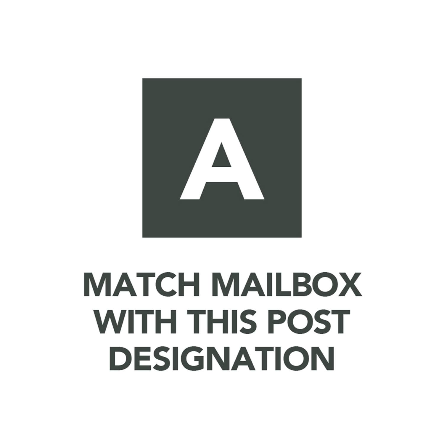 Ironside Large, Steel, Post Mount Mailbox, Black Gibraltar Mailboxes