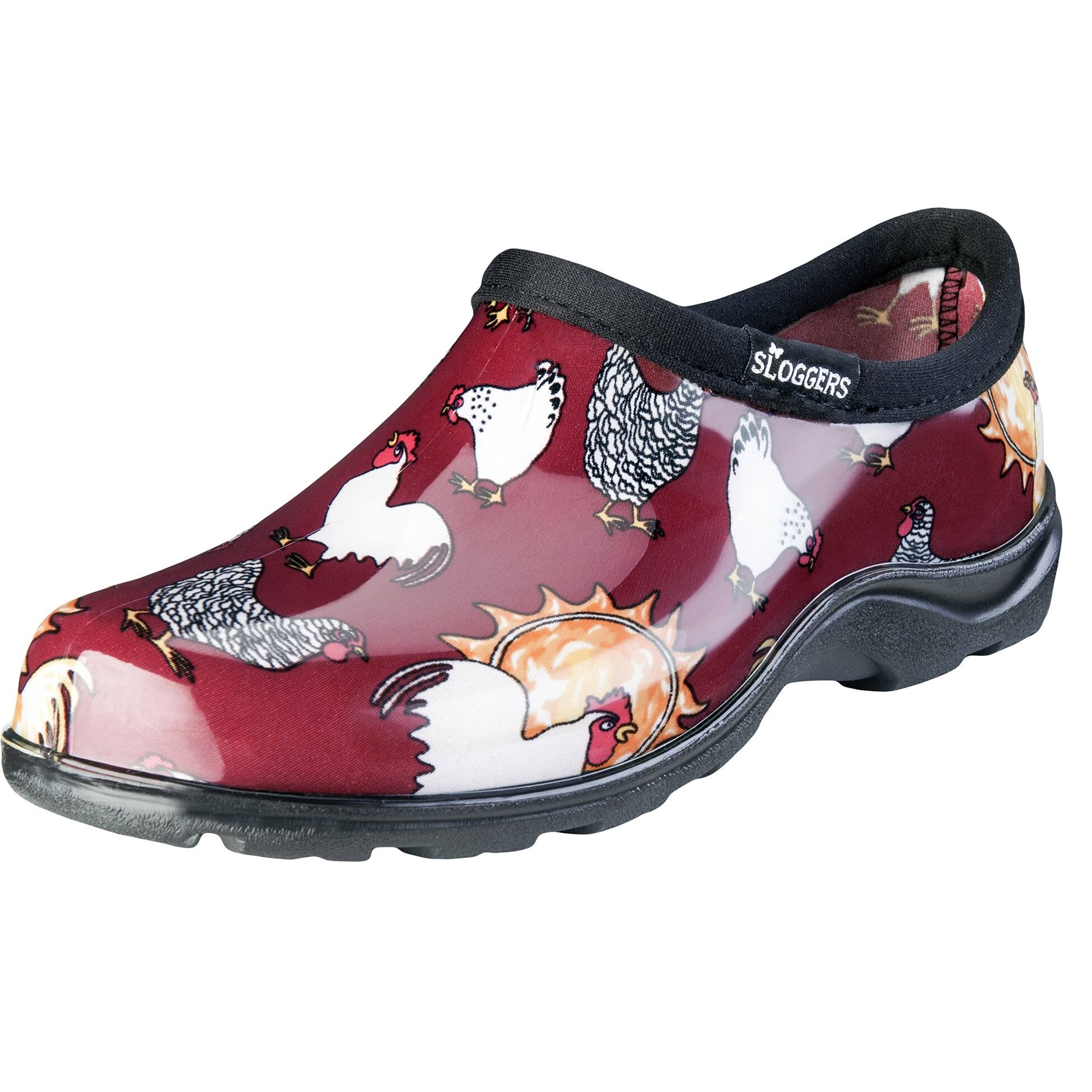 Sloggers Women's Waterproof Comfort Shoe 6 Chicken Red Zoomfigy