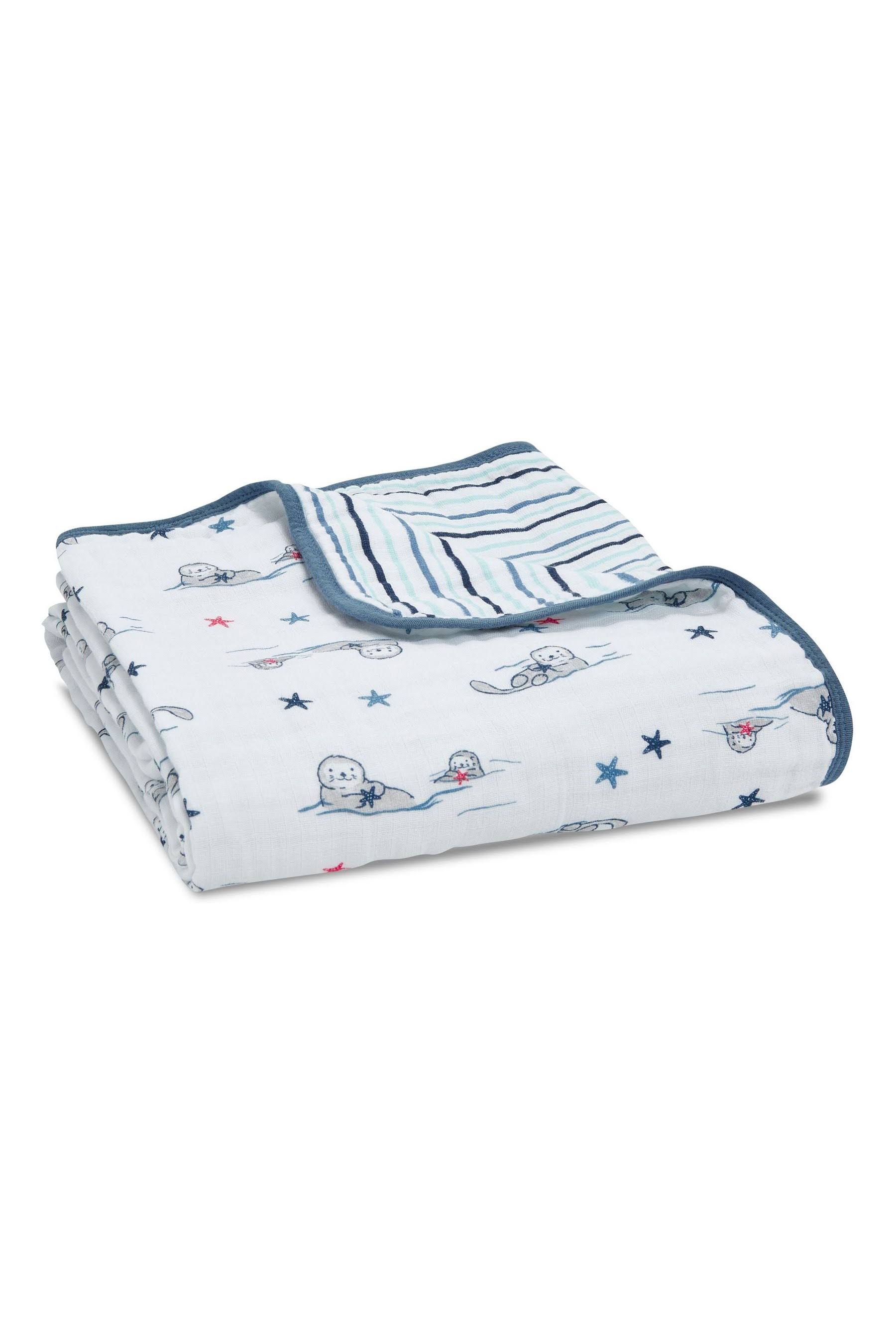 Aden + Anais Essentials Muslin Blanket Seashore Zoomfigy