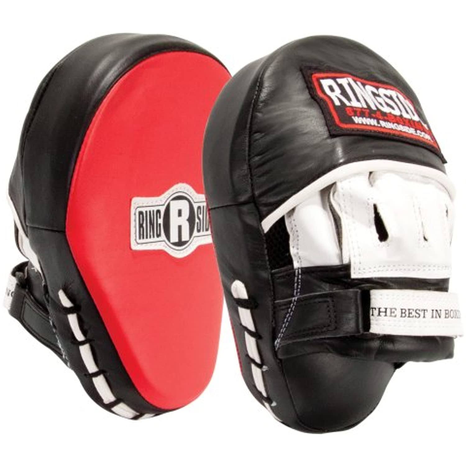 Ringside Super Guard Panther Punch Mitts, Black - Zoomfigy