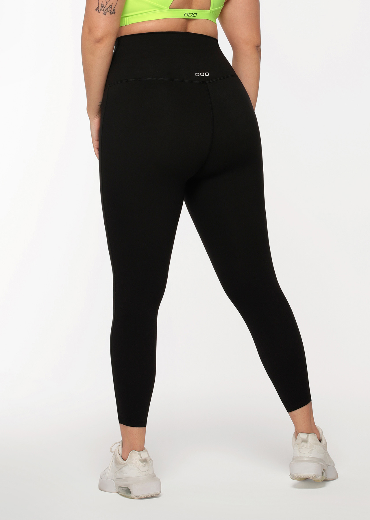 Lorna Jane Hi-Fold Lotus No Chafe Ankle Biter Leggings