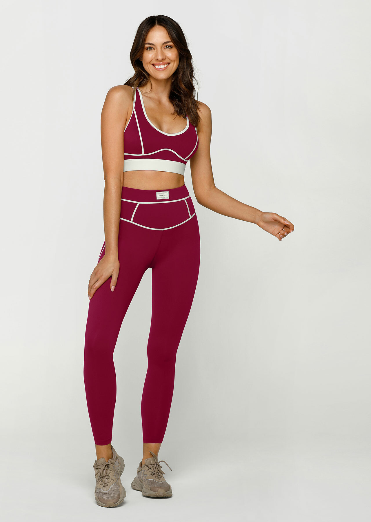 Lorna Jane Contrast Racer Sports Bra