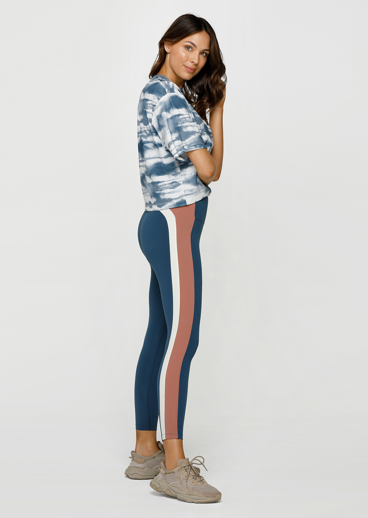 Lorna Jane Tie Dye Cropped Tee