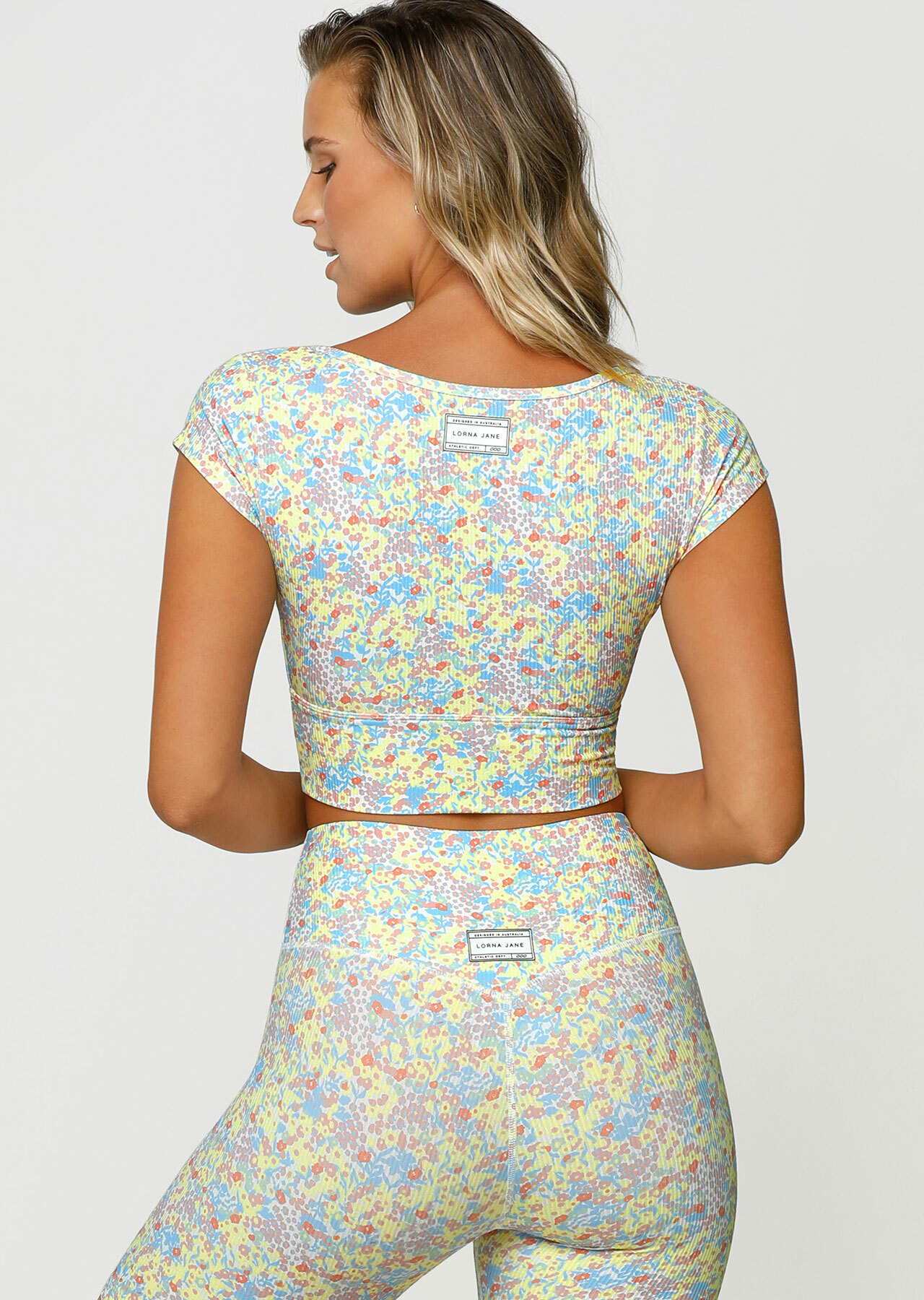 Lorna Jane Wildflower Rib Sports Bra