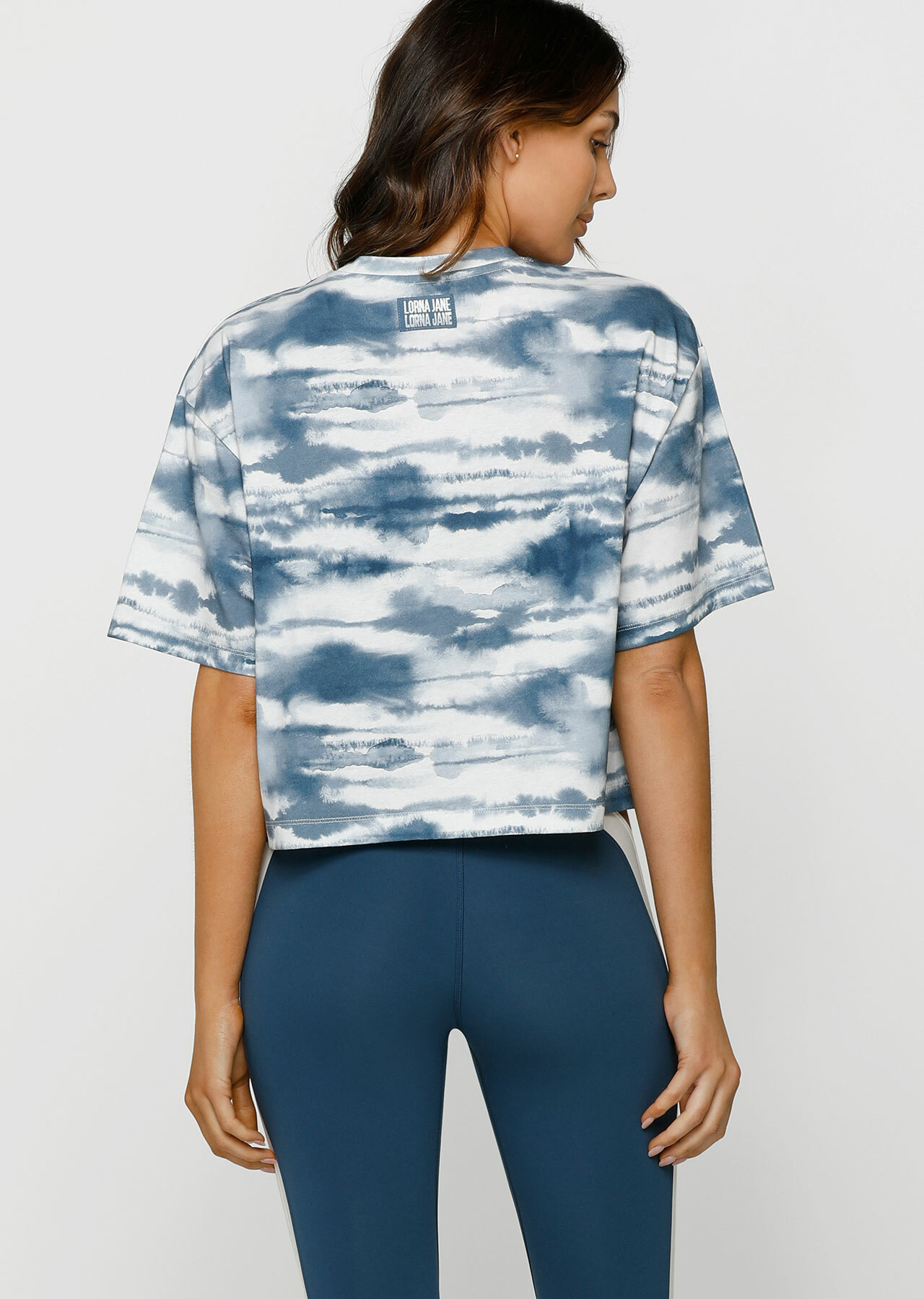 Lorna Jane Tie Dye Cropped Tee