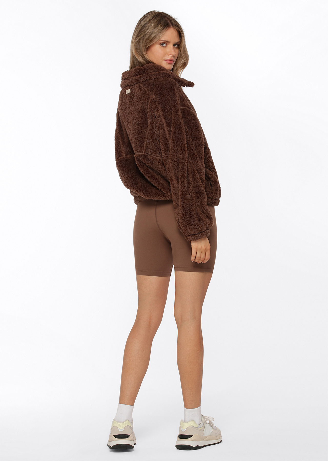 Lorna Jane Zip Front Teddy Pullover
