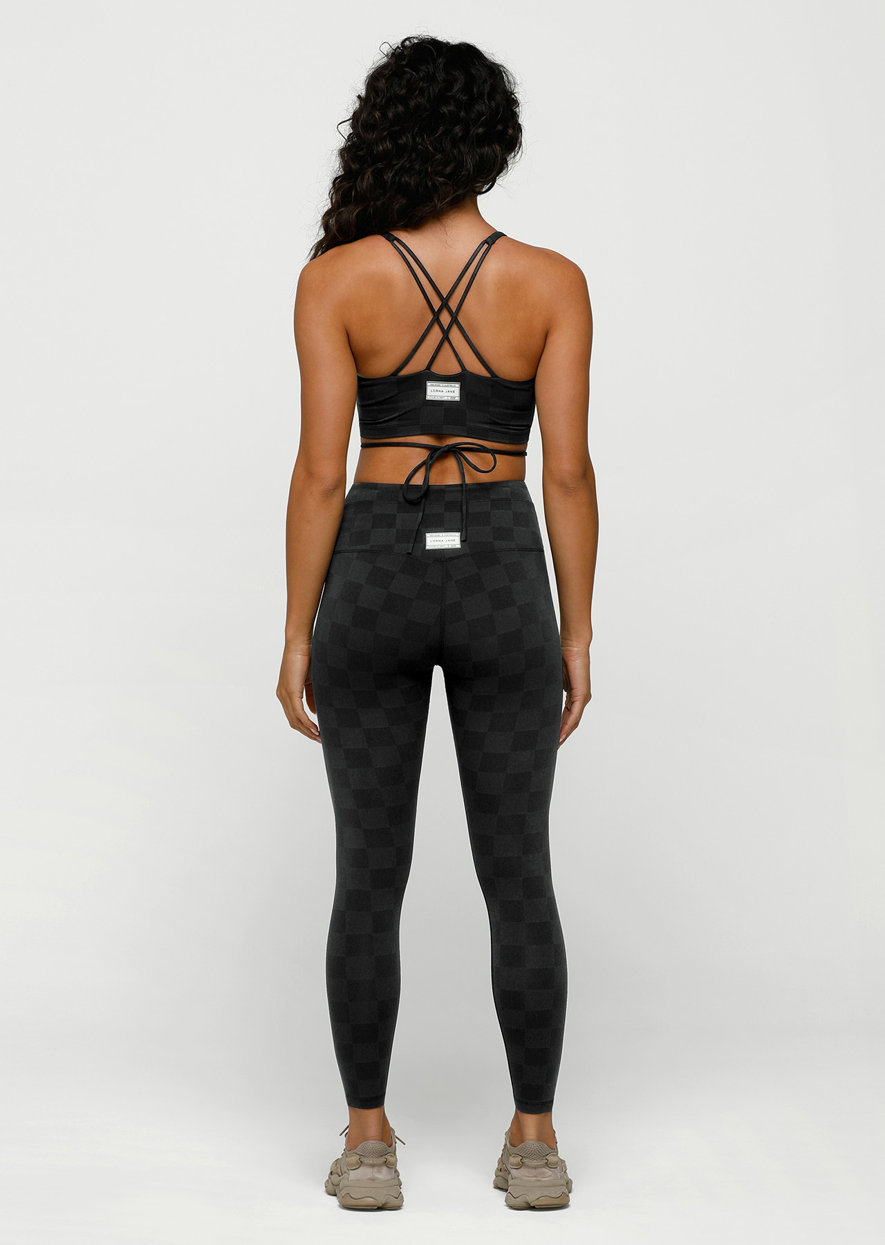 Lorna Jane Checkerboard Ankle Biter Leggings